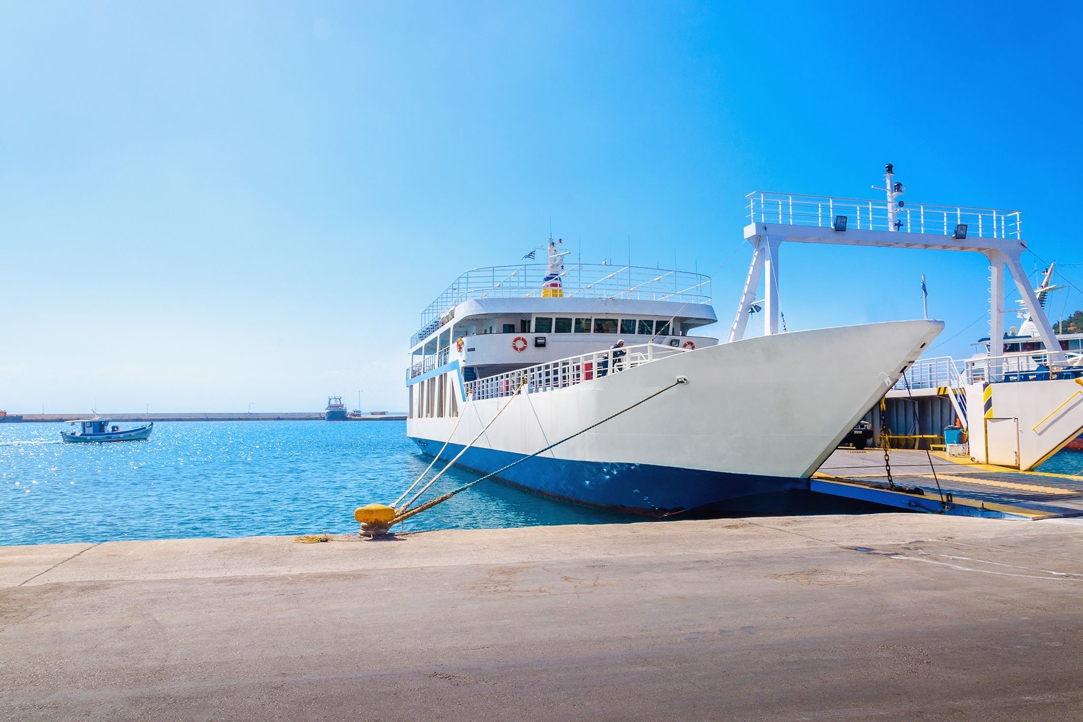 Ferry: Transfer across rivers or short stretches of sea. 2200x1470 HD Wallpaper.