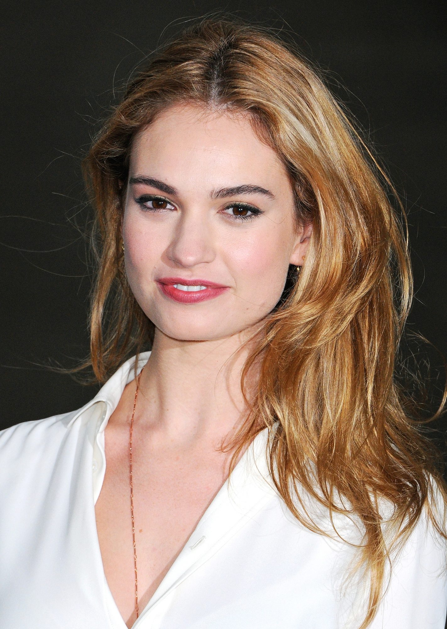 Lily James, Beauty and fashion obsessions, Style secrets, Glamorous choices, 1430x2000 HD Handy