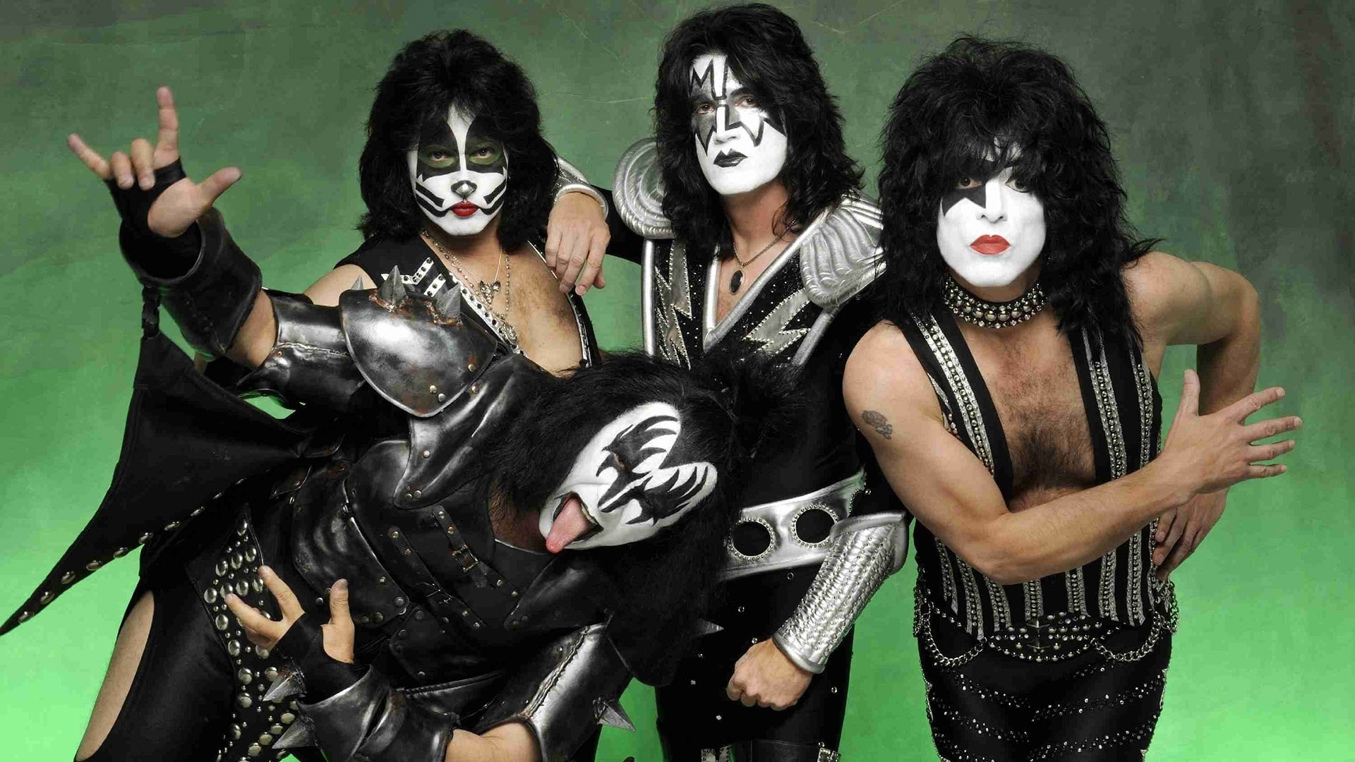 KISS Band, Iconic makeup, Rock and roll legends, Music history, 1920x1080 Full HD Desktop