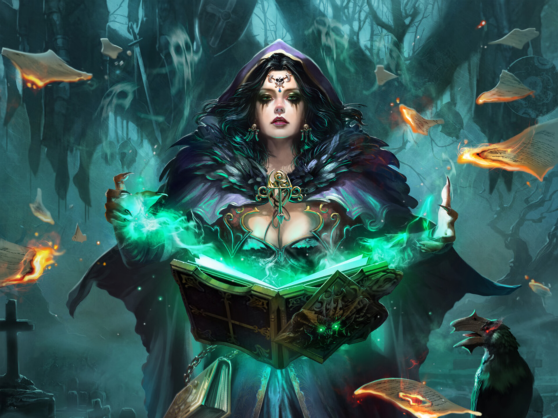 Witch: Fictional character, Wicked magical powers. 1920x1440 HD Wallpaper.