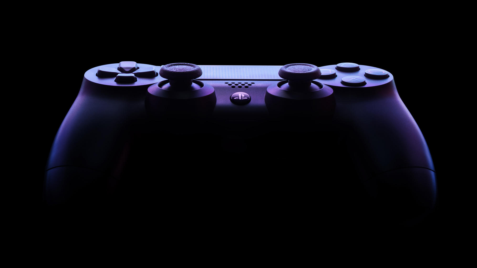 The PlayStation: A game controller, DualShock, A video game console. 2000x1130 HD Wallpaper.