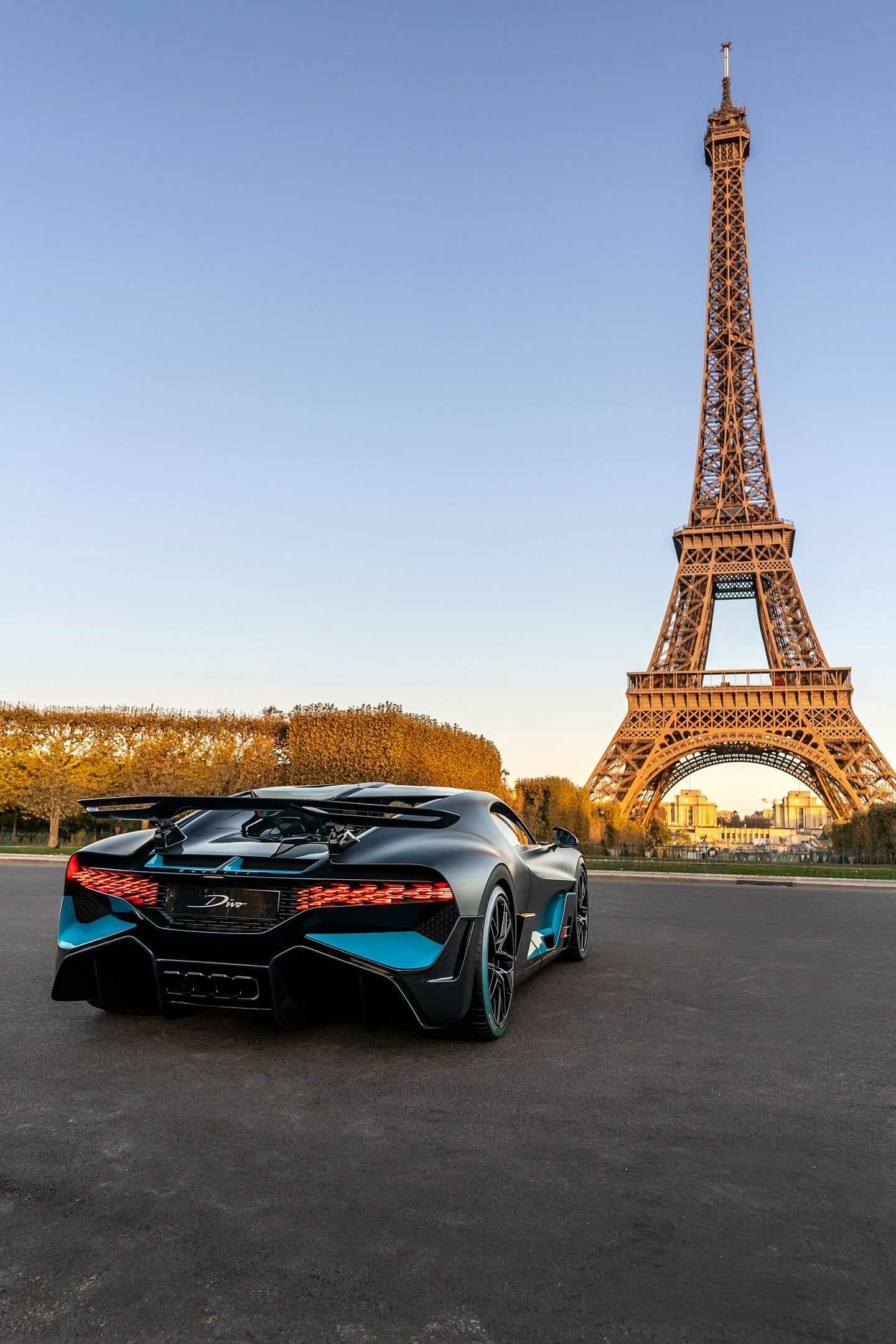 Bugatti: Divo model, named after French racing driver Albert Divo. 1440x2160 HD Background.