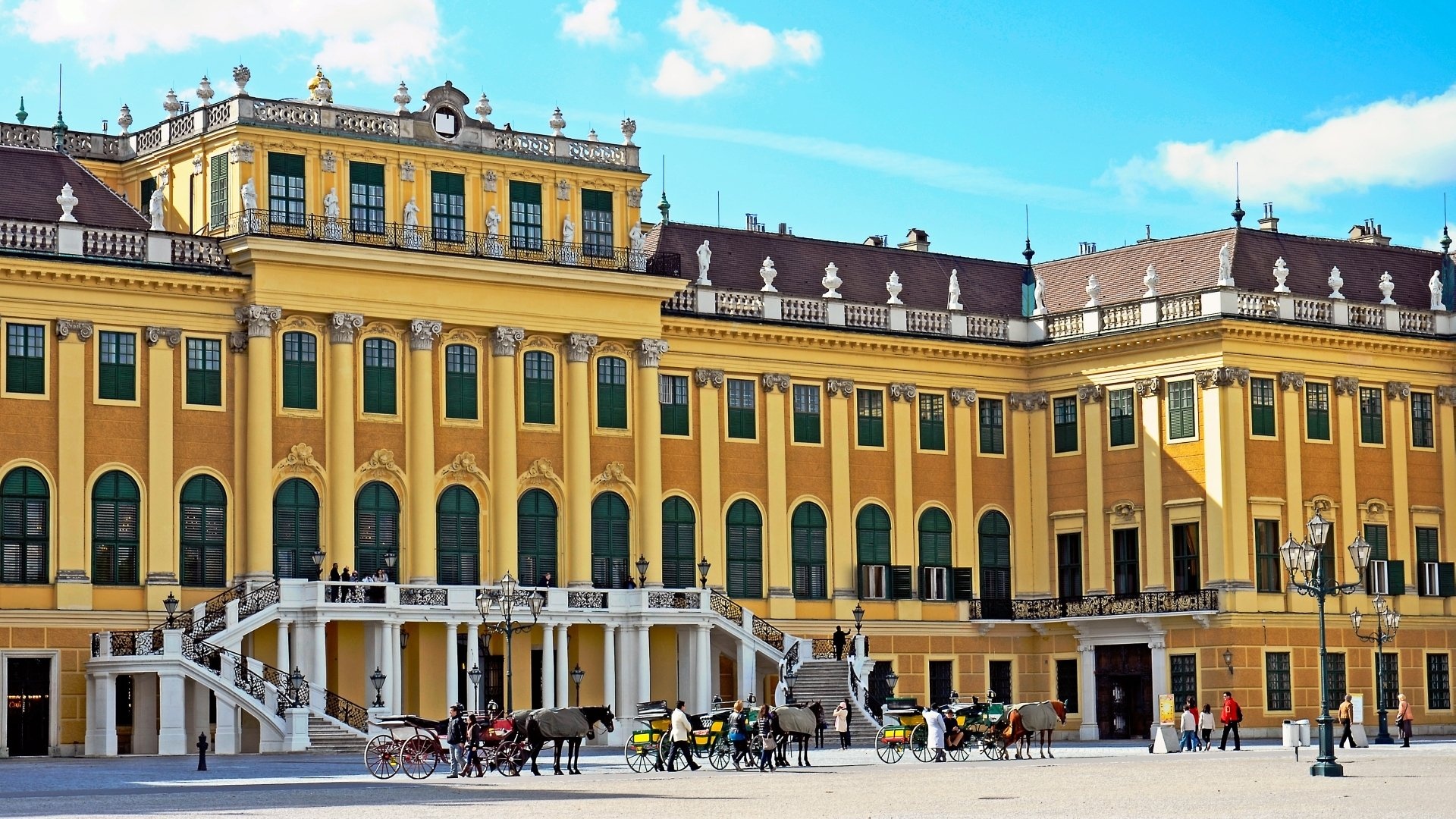 Schonbrunn Palace, HD wallpaper, Background image, Schnbrunn palace, 1920x1080 Full HD Desktop