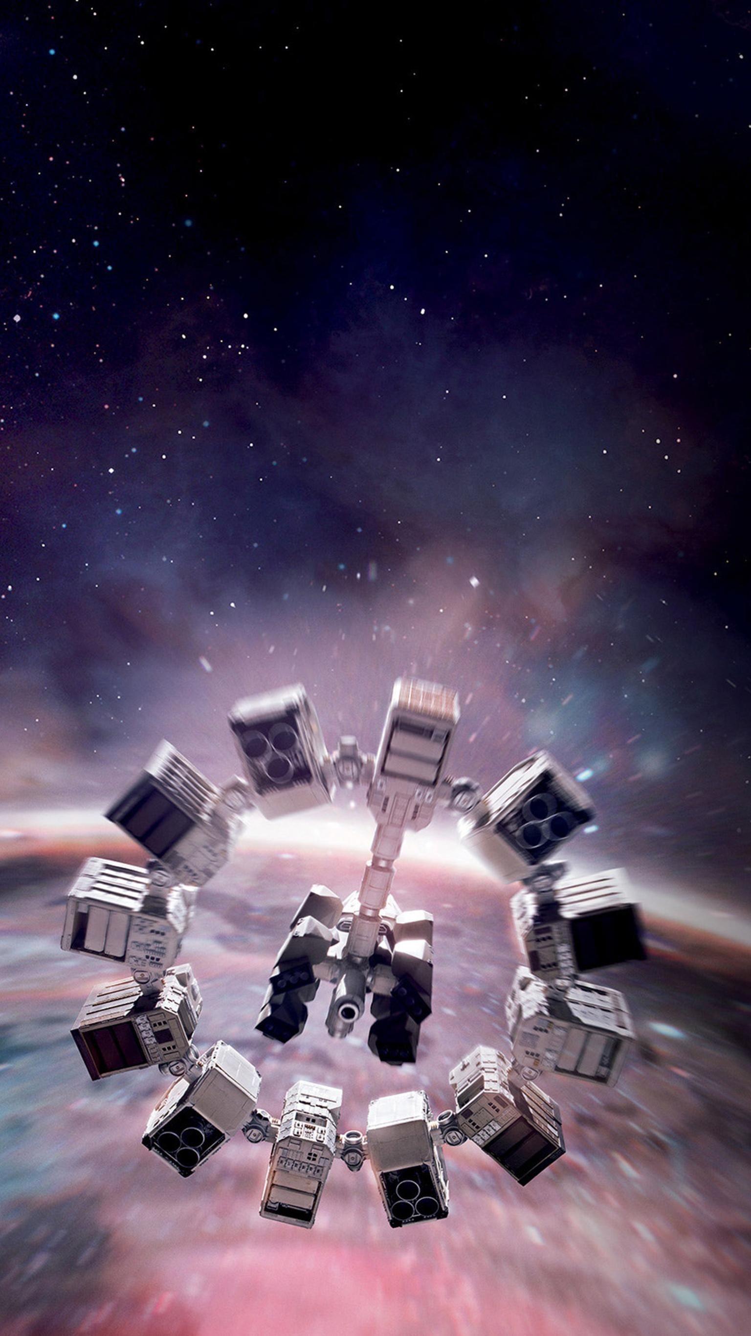 Interstellar: Endurance, Rotating wheel space station. 1540x2740 HD Wallpaper.