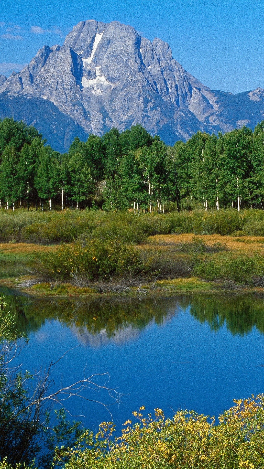 Grand Teton National Park, Oxbow Bend view, Wyoming, Spotlight images, 1080x1920 Full HD Phone