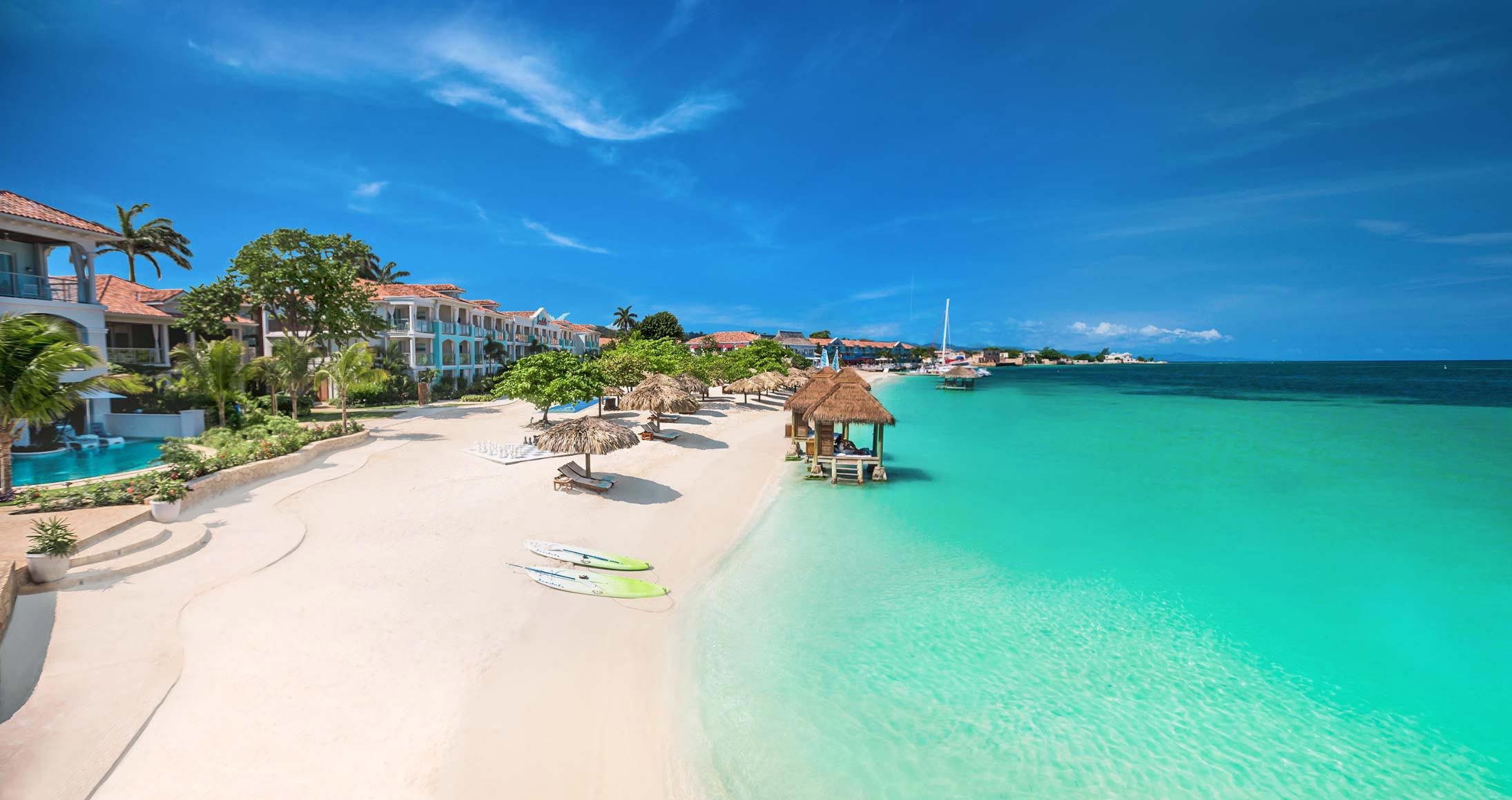 Sandals Montego Bay, All-inclusive resort, Jamaica travels, Travel destination, 2190x1160 HD Desktop
