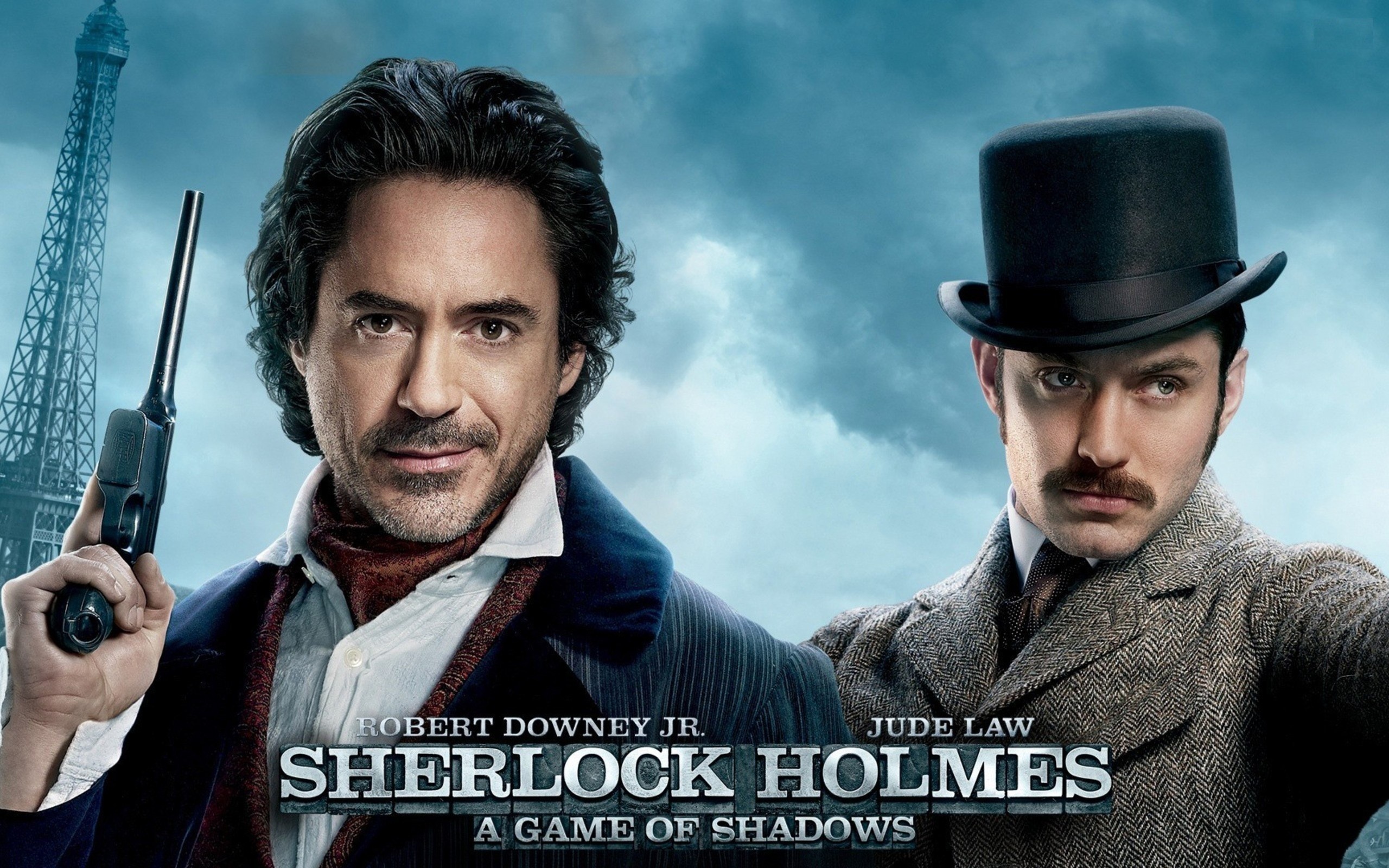 Movies, Robert Downey Jr., Sherlock Holmes, Jude Law, 2560x1600 HD Desktop