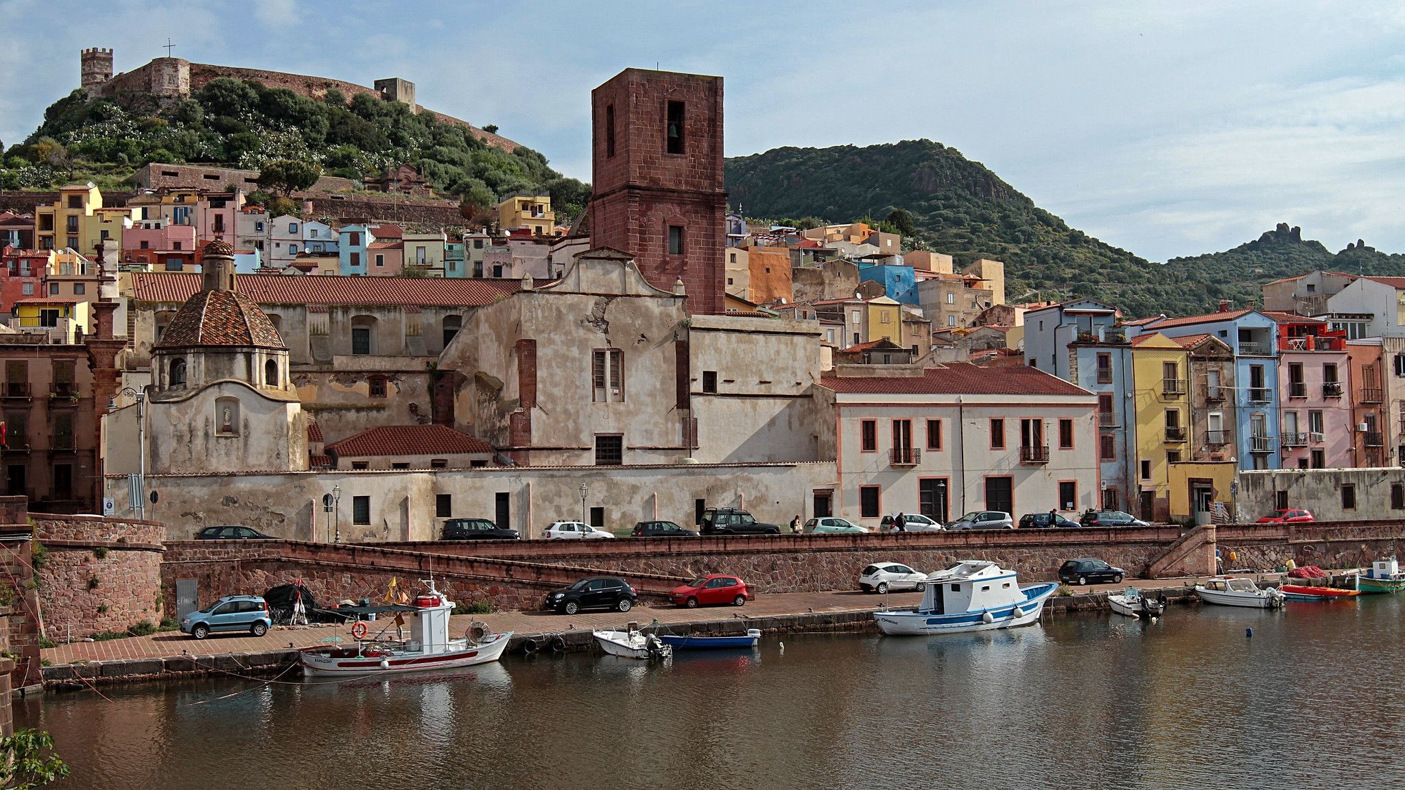 Bosa, Beautiful village, Sardinian allure, Ancient charm, 2050x1160 HD Desktop