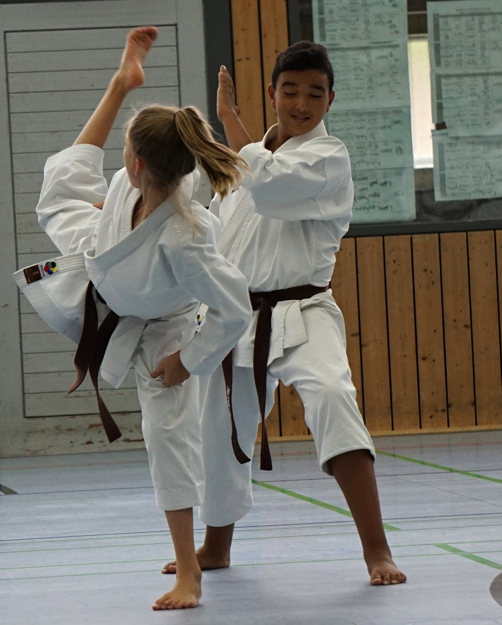 Karate: Junior karateka training for the championship, The World Karate Federation. 1700x2120 HD Wallpaper.