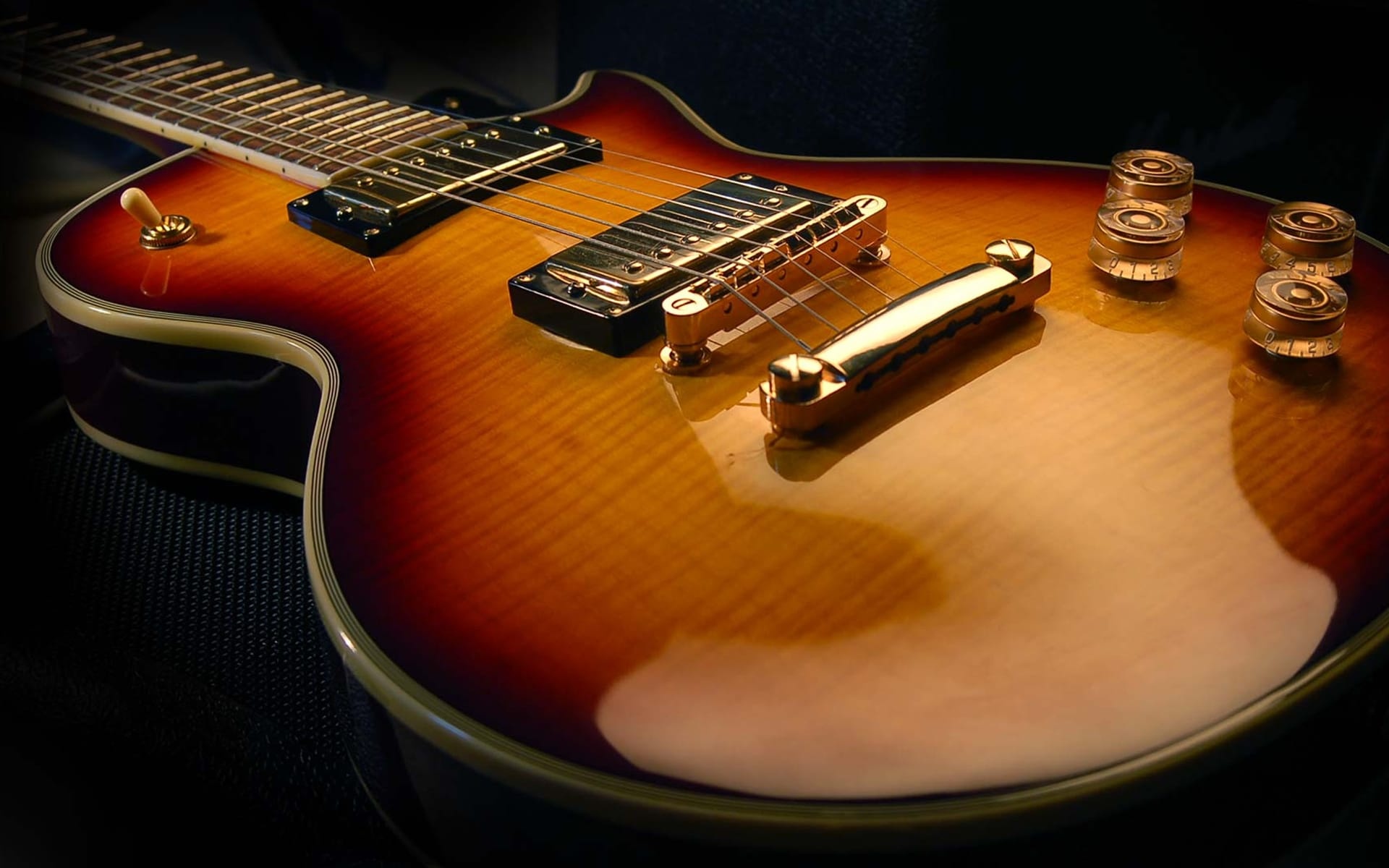 Guitar: Gibson Les Paul, A fretted musical instrument that typically has six strings. 1920x1200 HD Wallpaper.
