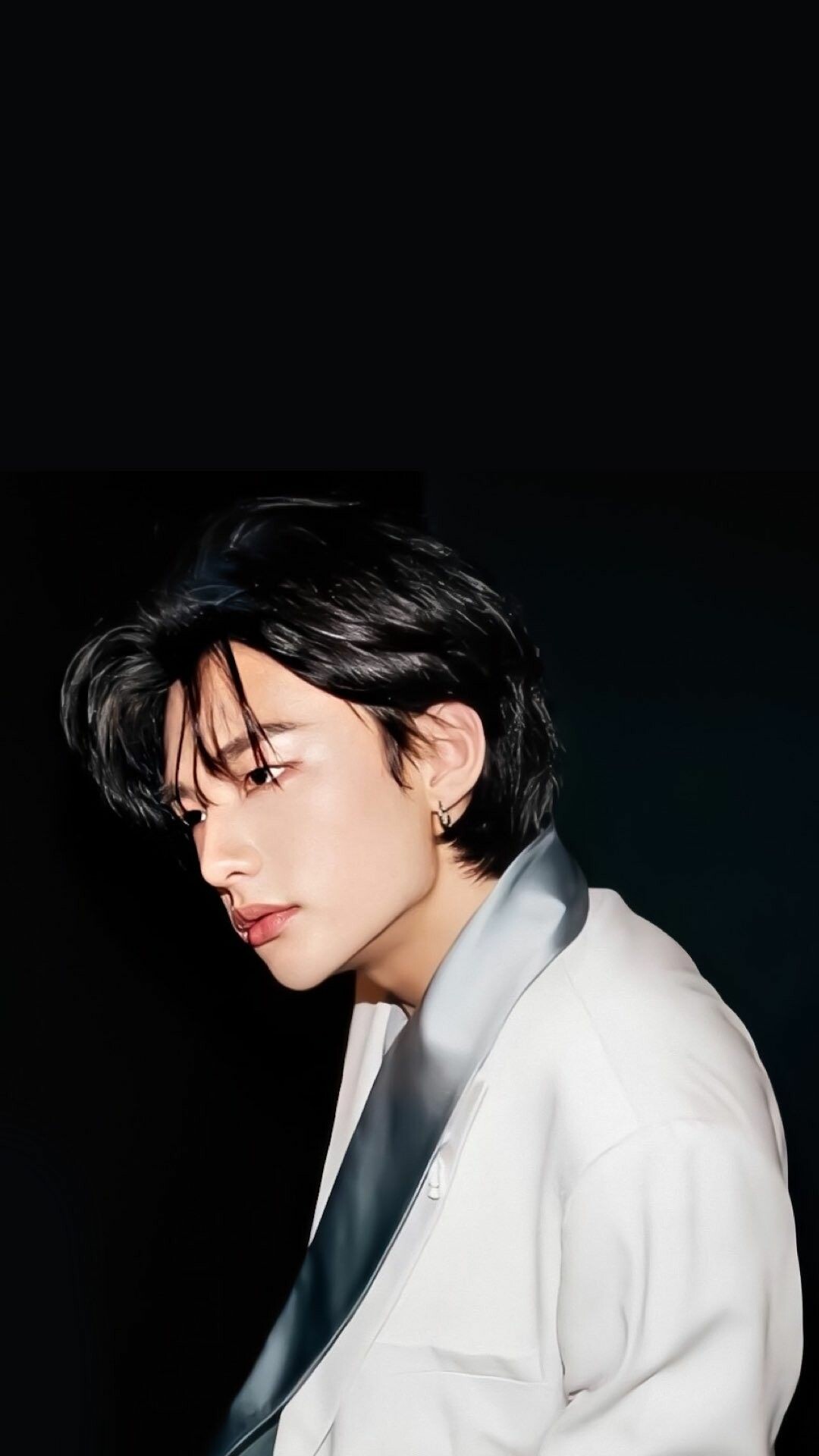 Hyunjin, Long hair wallpapers, Fashionable looks, High-resolution images, 1080x1920 Full HD Phone
