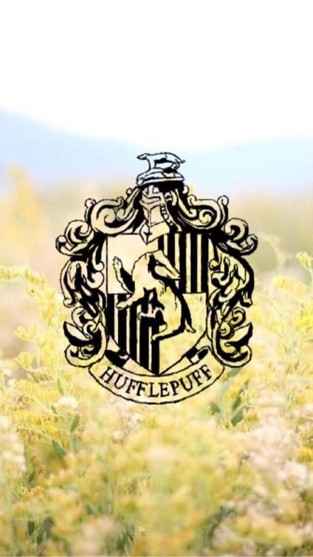 Hufflepuff loyalty, Hogwarts house, Movie fan art, Yellow crest, 1080x1920 Full HD Phone