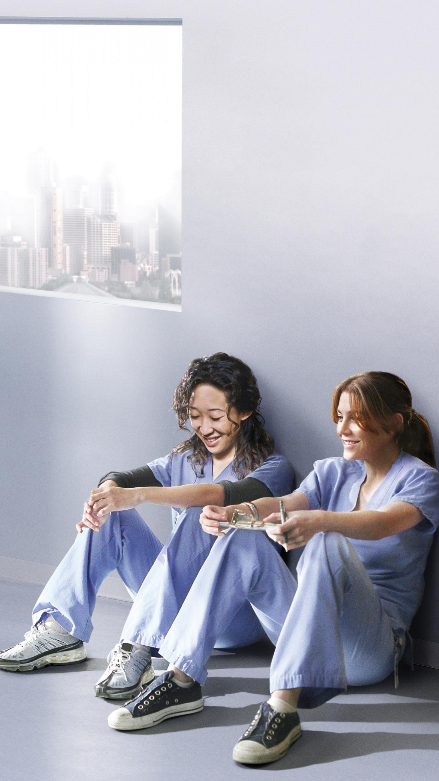 Grey's Anatomy, Emotional rollercoaster, Complex relationships, Hospital life, 1540x2740 HD Phone