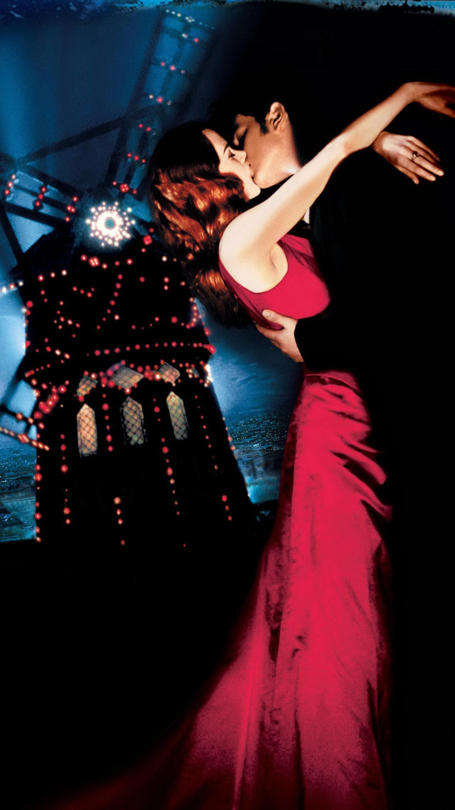 Moulin Rouge, Extravagant costumes, Love and tragedy, Nicole Kidman, 1540x2740 HD Phone