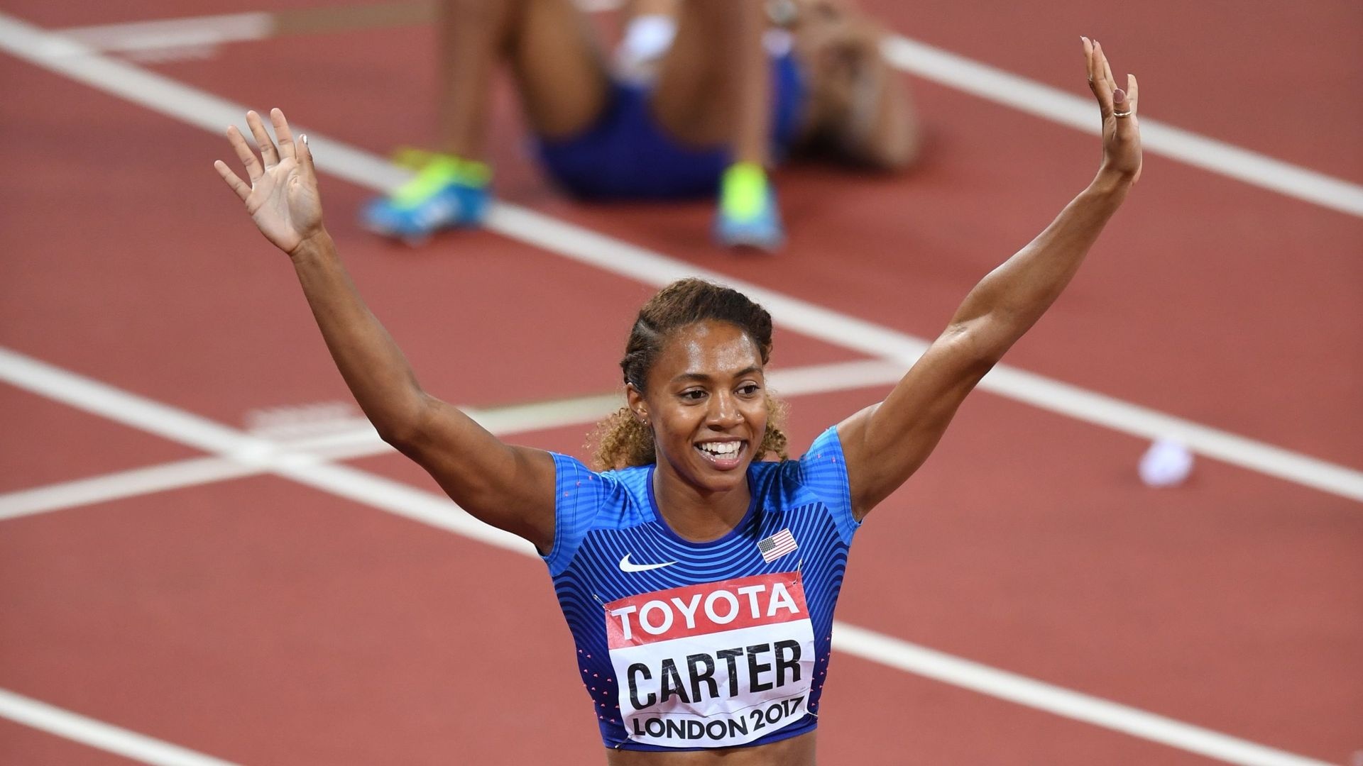 Kori Carter, Championne du monde, 400m haies, 1920x1080 Full HD Desktop