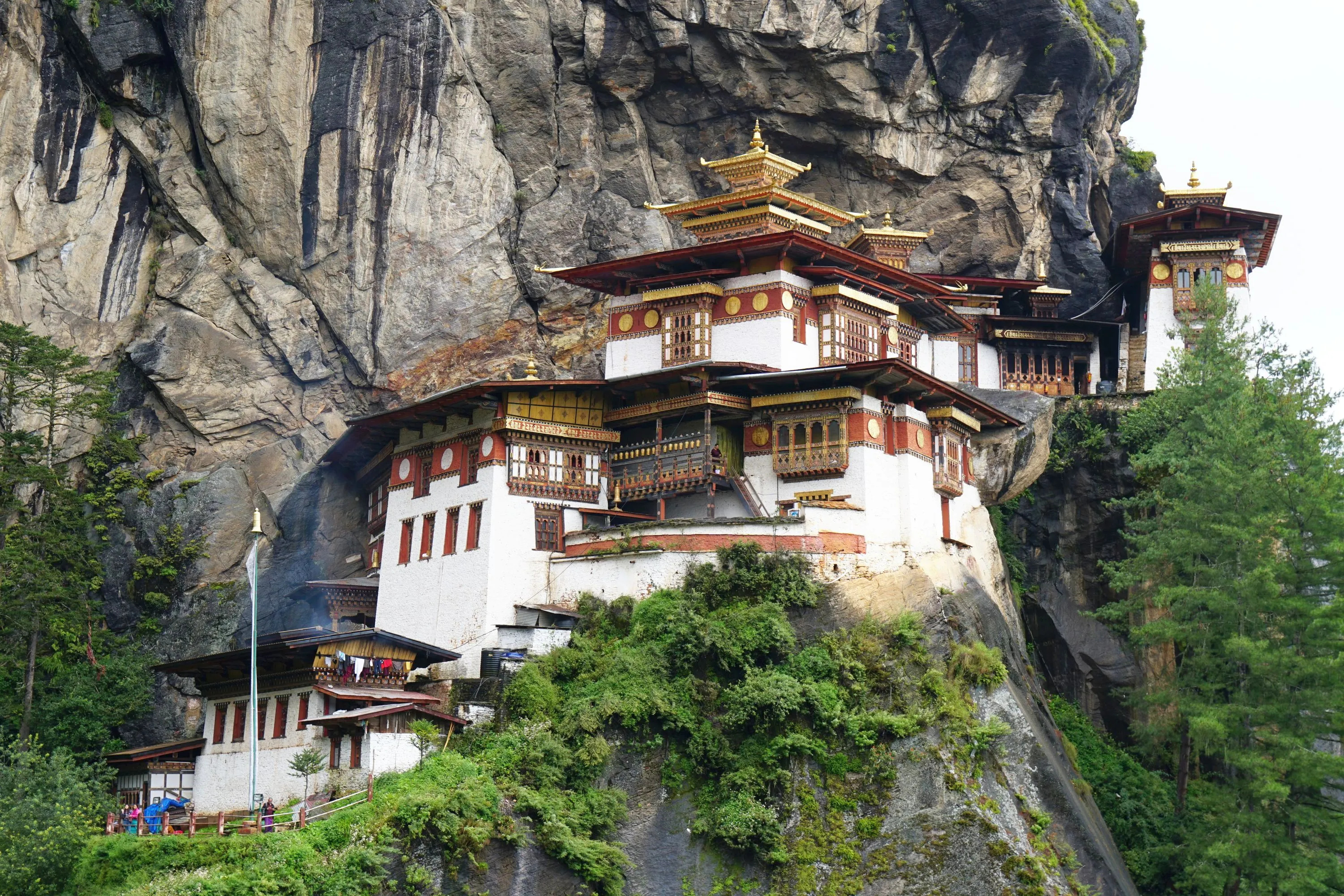Tiger's Nest Monastery, Bhutan's iconic landmark, Mythical origins, Spiritual significance, 3000x2000 HD Desktop