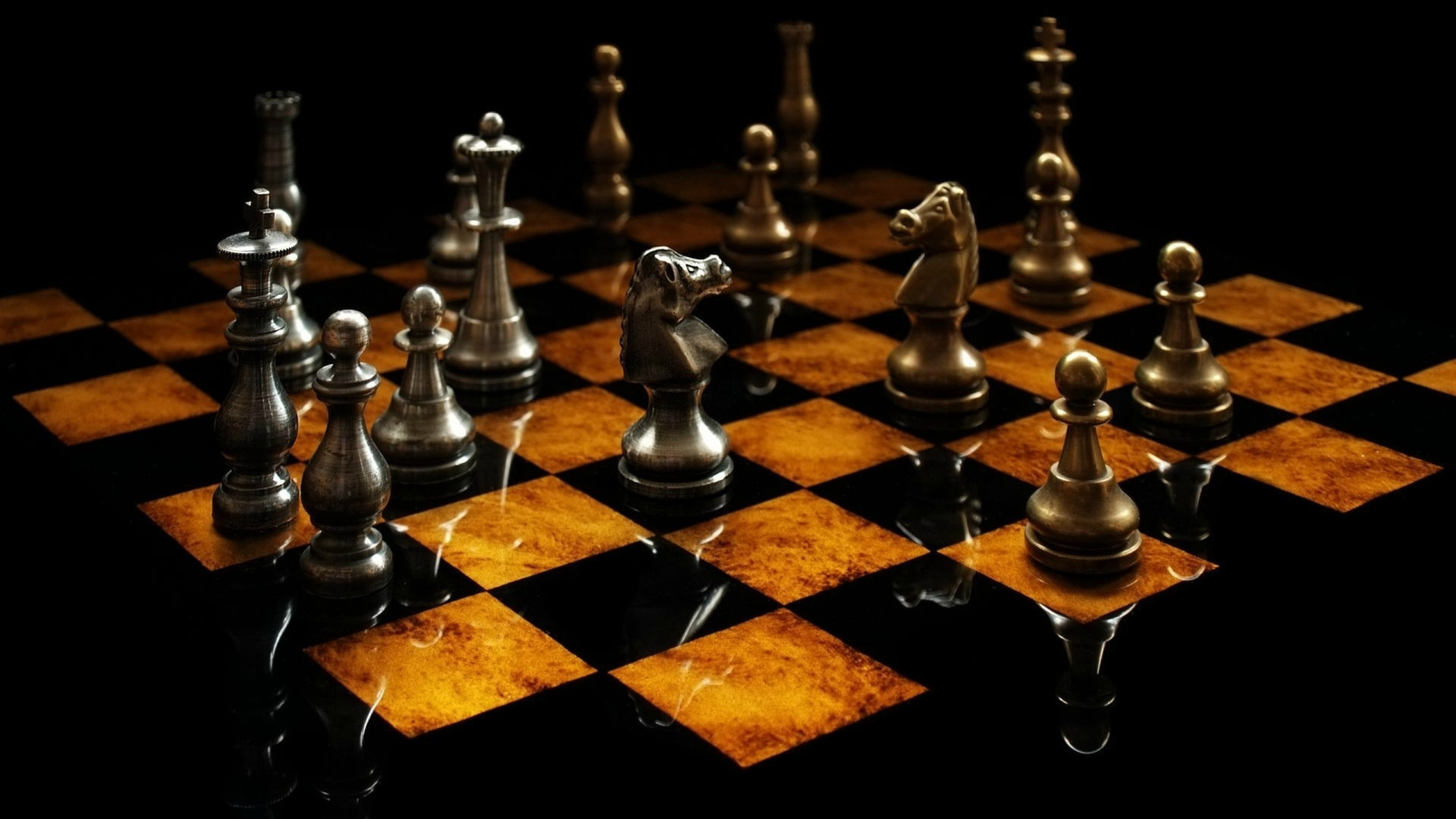 Download chess board wallpapers, UHD TV, Sports, Mind game, 3840x2160 4K Desktop