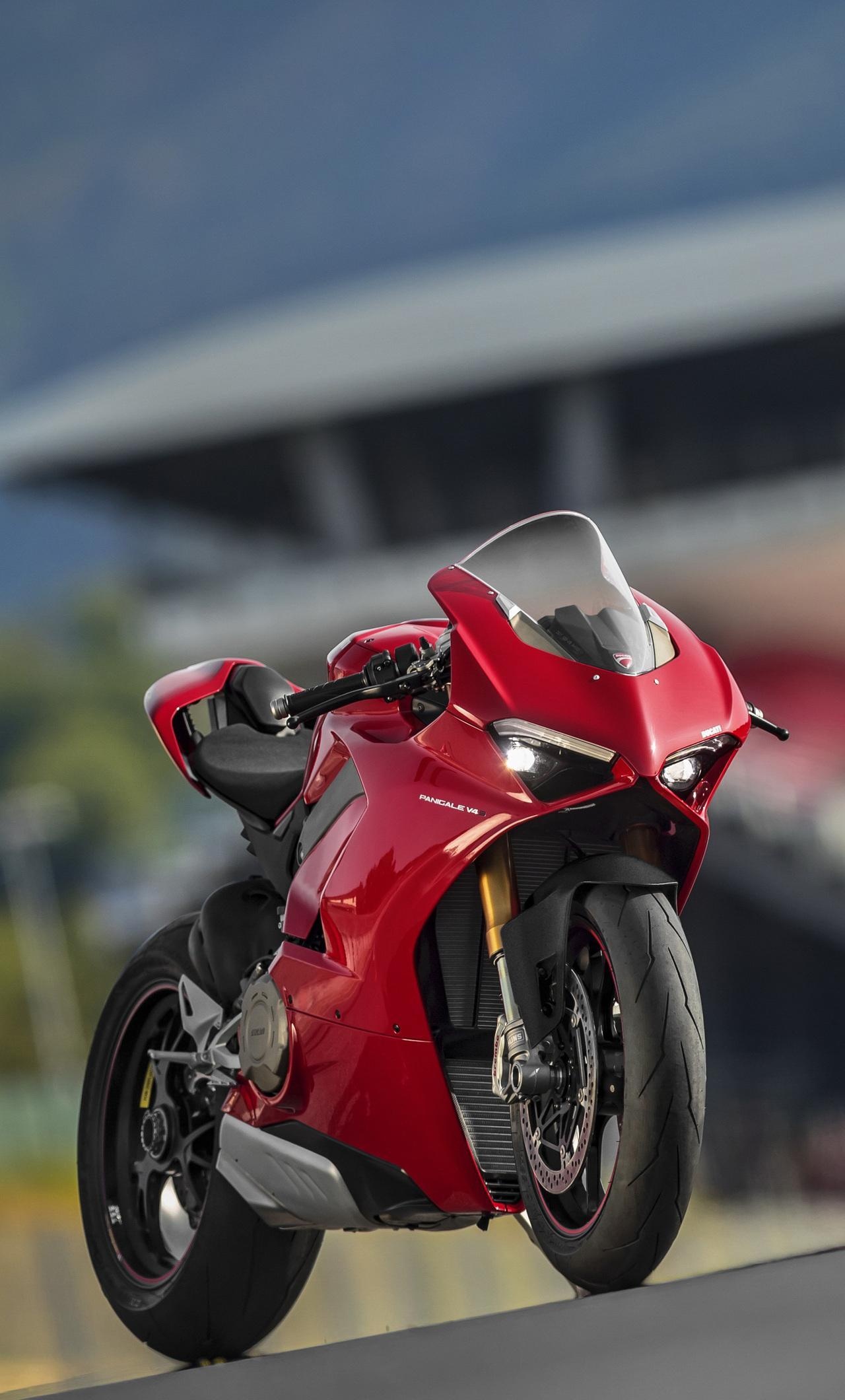Superbike: The Ducati racing motorcycle, MotoGP, WorldSBK, Racing tournaments, Wheels sport. 1280x2120 HD Background.