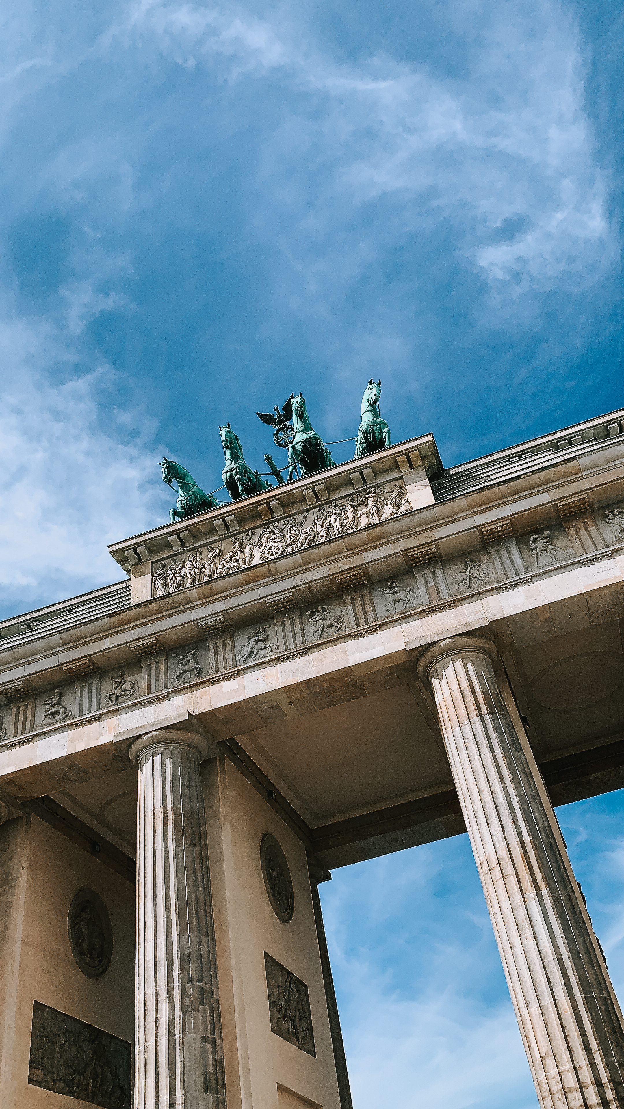 Brandenburg Gate, 72 Hours in Berlin, Alps, 2160x3840 4K Phone