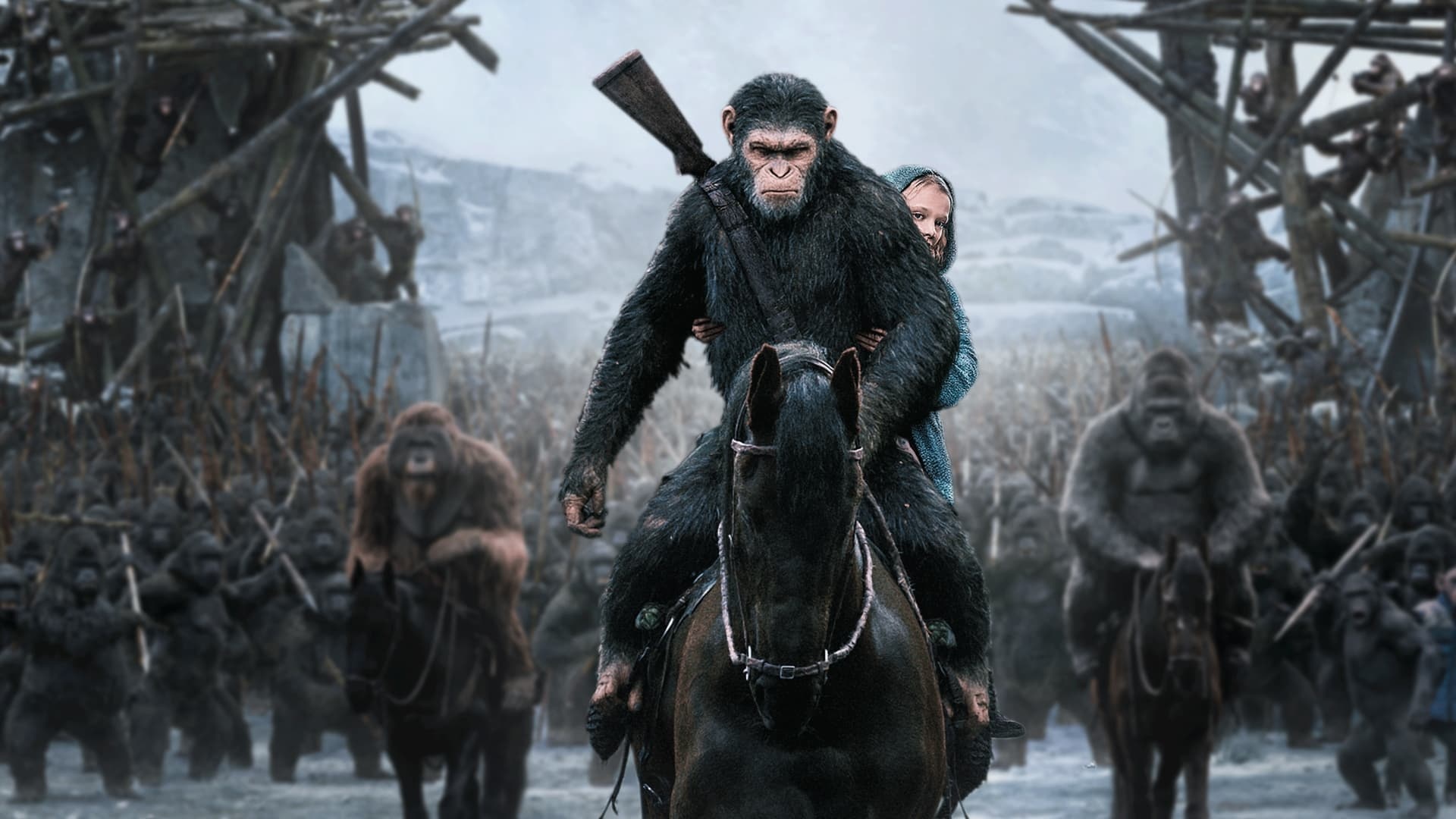 Planet of the Apes, Available on demand, Watch the epic, Apes versus humans, 1920x1080 Full HD Desktop