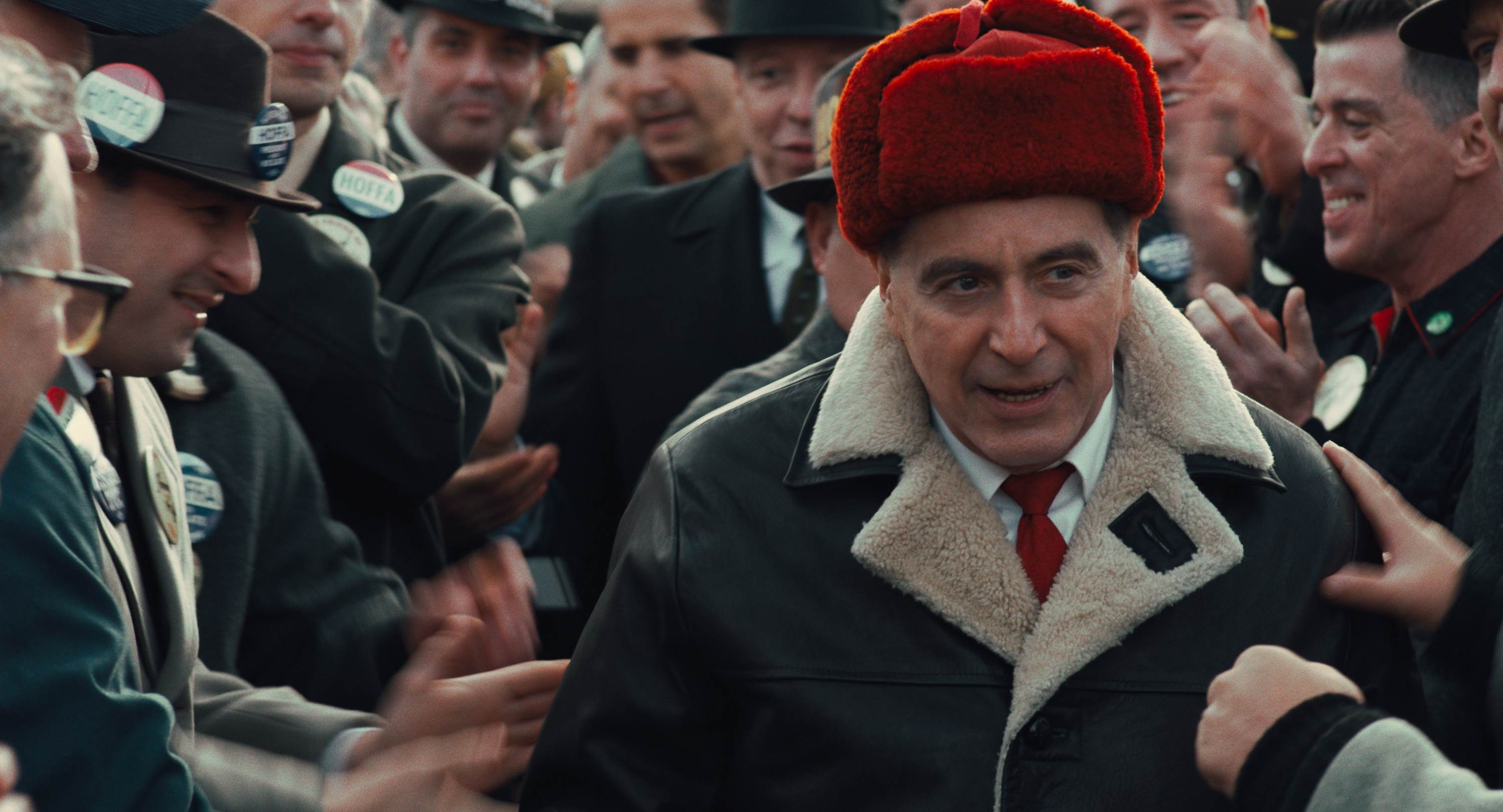The Irishman (Movie): Al Pacino as Jimmy Hoffa, American labor union leader. 3000x1630 HD Background.