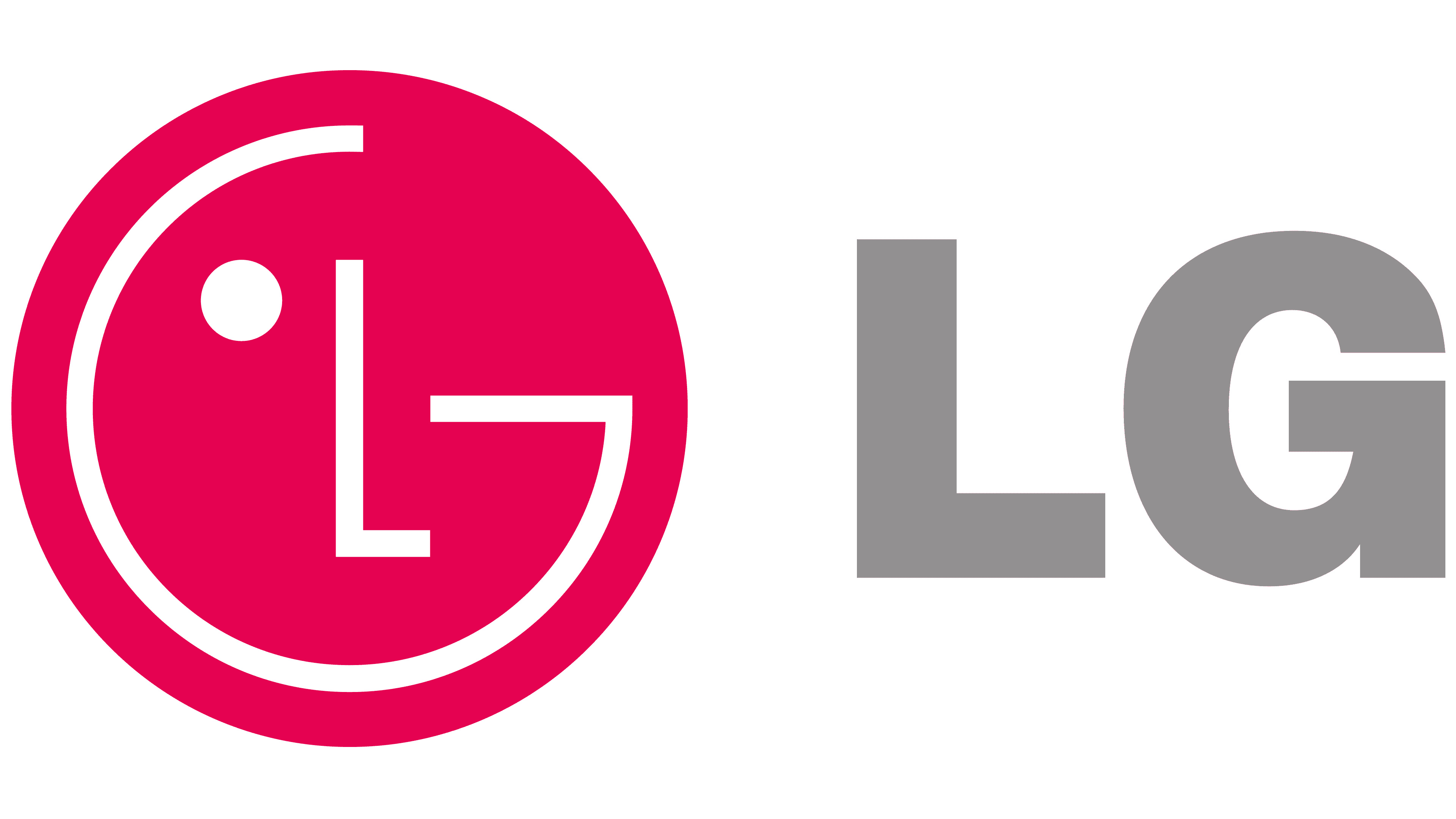 LG, logo design, brand identity, PNG, SVG, 3840x2160 4K Desktop