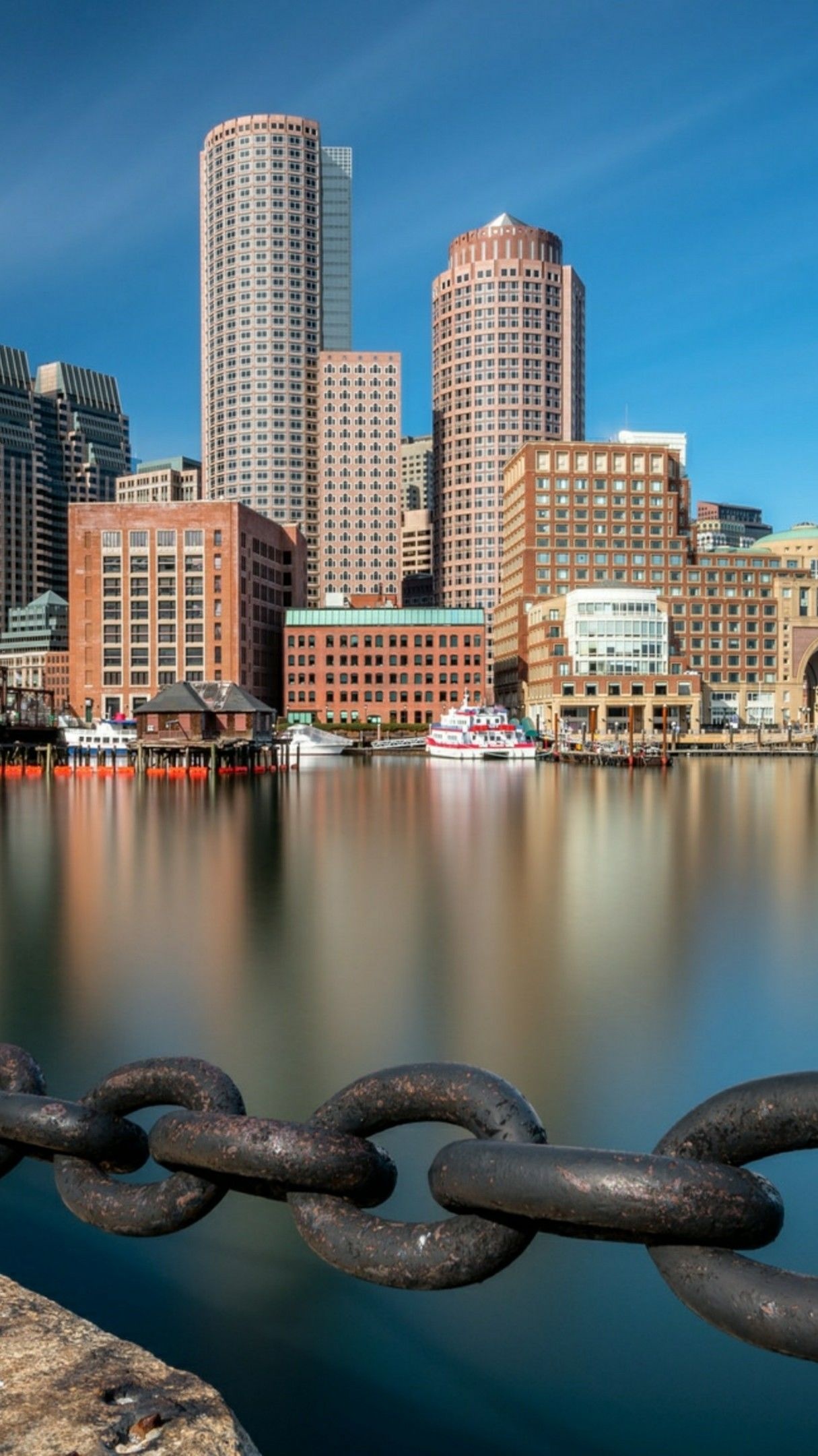 Boston skyline, East Coast charm, Rich heritage, Architectural marvels, 1220x2160 HD Handy