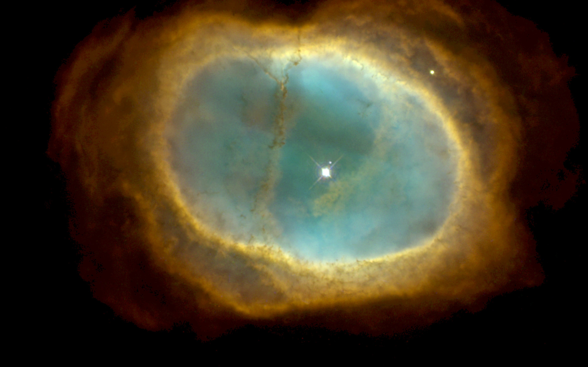 Southern Ring Nebula, Glowing pool, Light source, ESAHubble, 1920x1200 HD Desktop