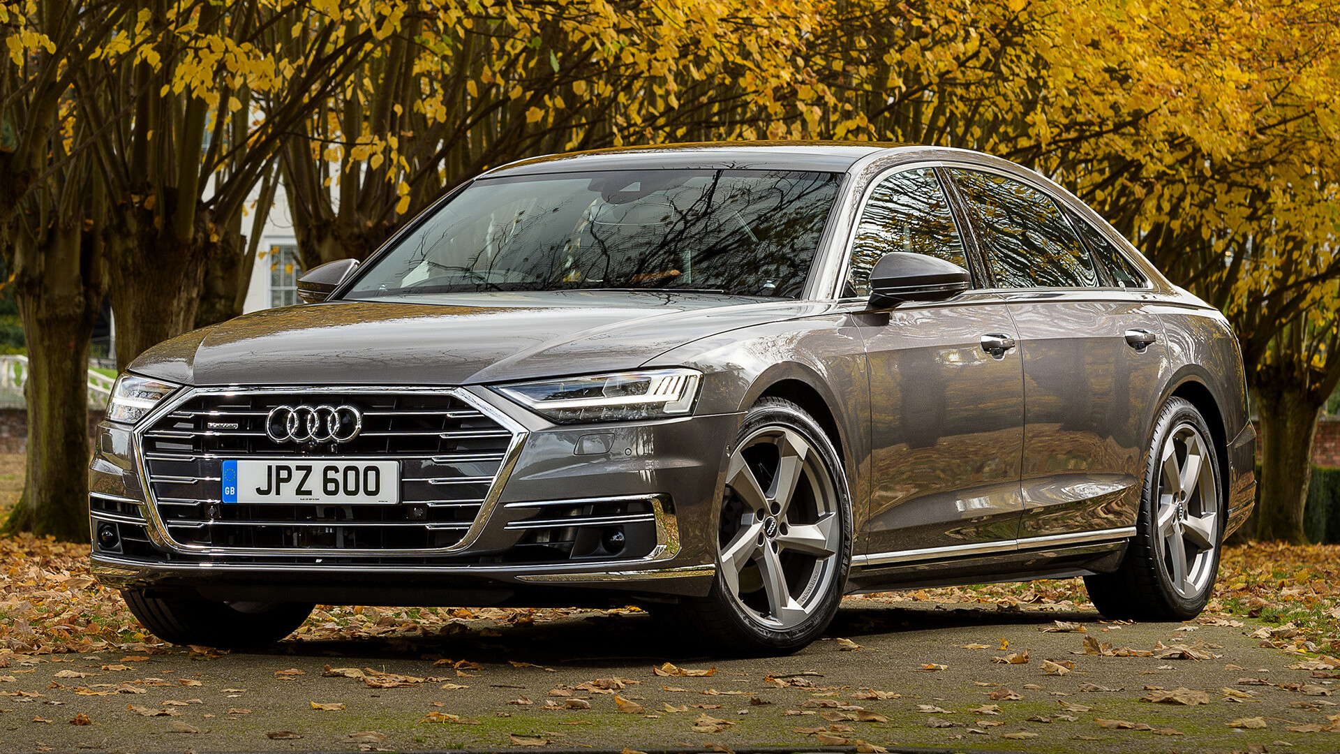 Audi A8: A full-size luxury sedan, Available in a number of variants and body types. 1920x1080 Full HD Wallpaper.