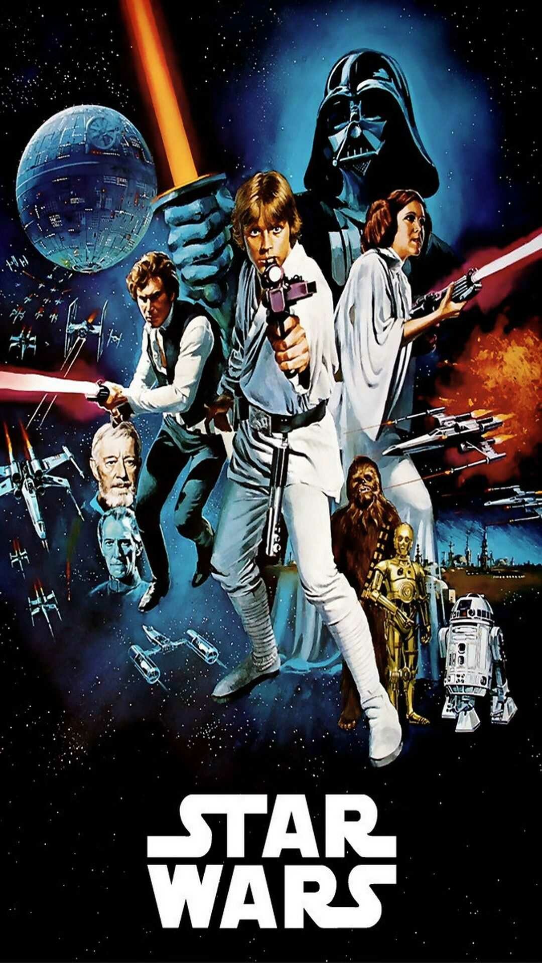 Star Wars: It began as a space opera detailing the fall and rise of the Skywalker family. 1080x1920 Full HD Wallpaper.