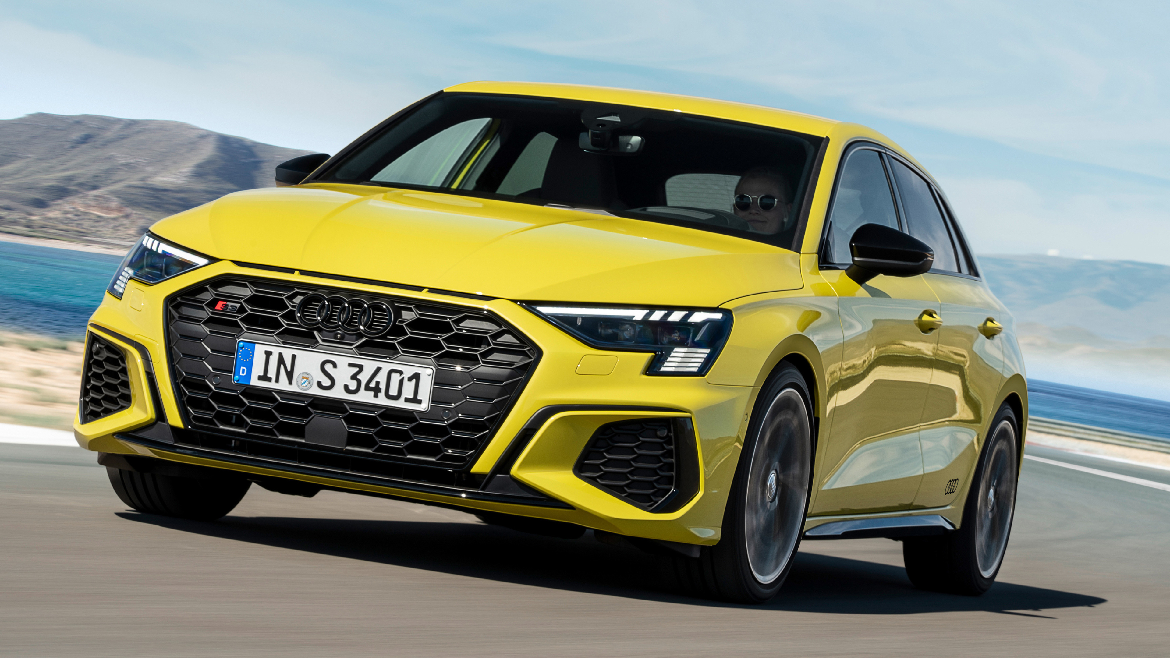 Audi S3, Sporty performance, Dynamic hatchback, Cutting-edge technology, 3840x2160 4K Desktop