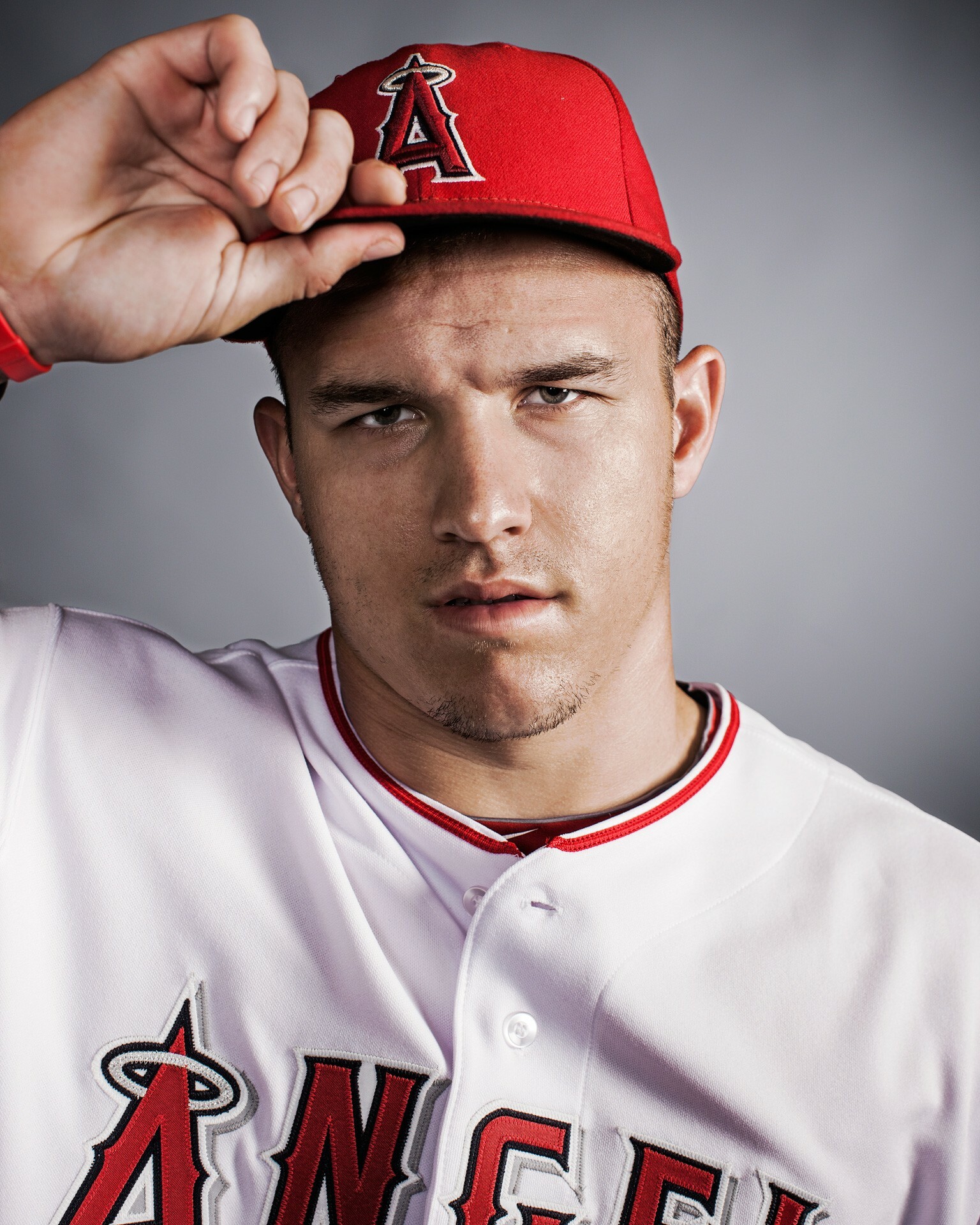 Mike Trout: One of the marquee players in the league, The center fielder for the Los Angeles Angels. 1540x1920 HD Wallpaper.