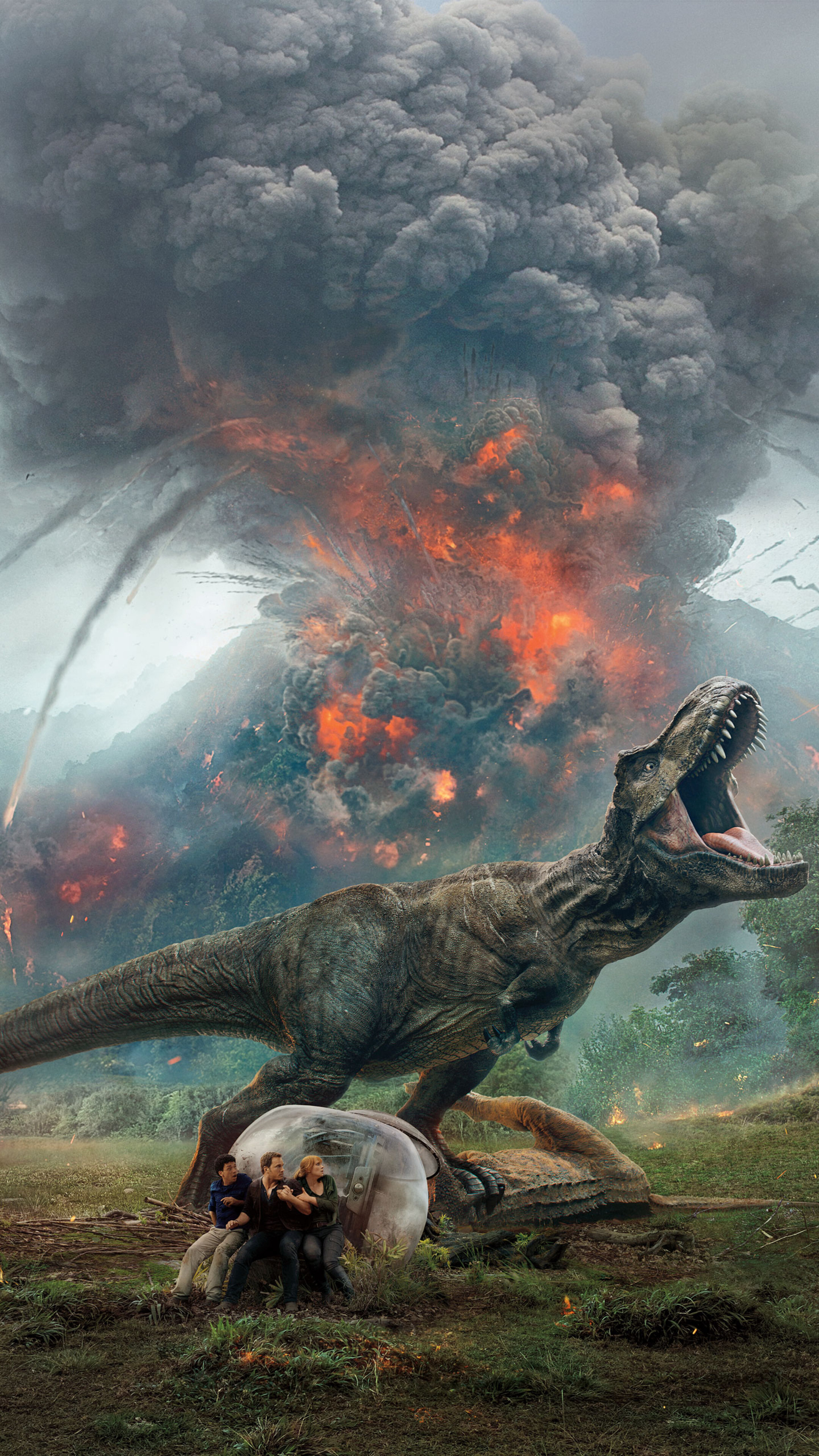 Jurassic World Fallen Kingdom, Sony Xperia wallpapers, Stunning visuals, Cinematic experience, 2160x3840 4K Phone