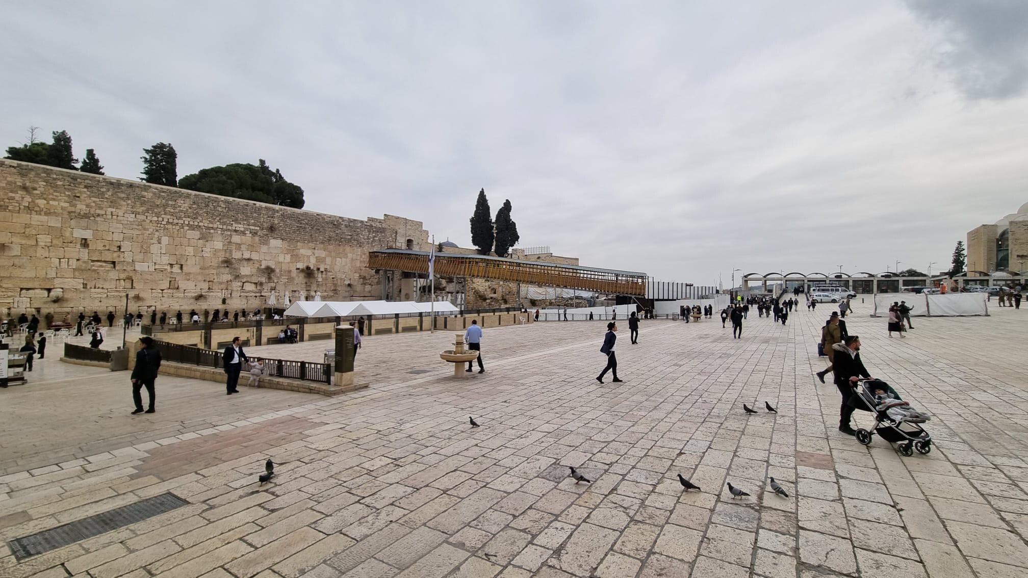 The Western Wall, Car entry procedure, Access to marked area, South of Upper Western Wall Plaza, 2020x1140 HD Desktop