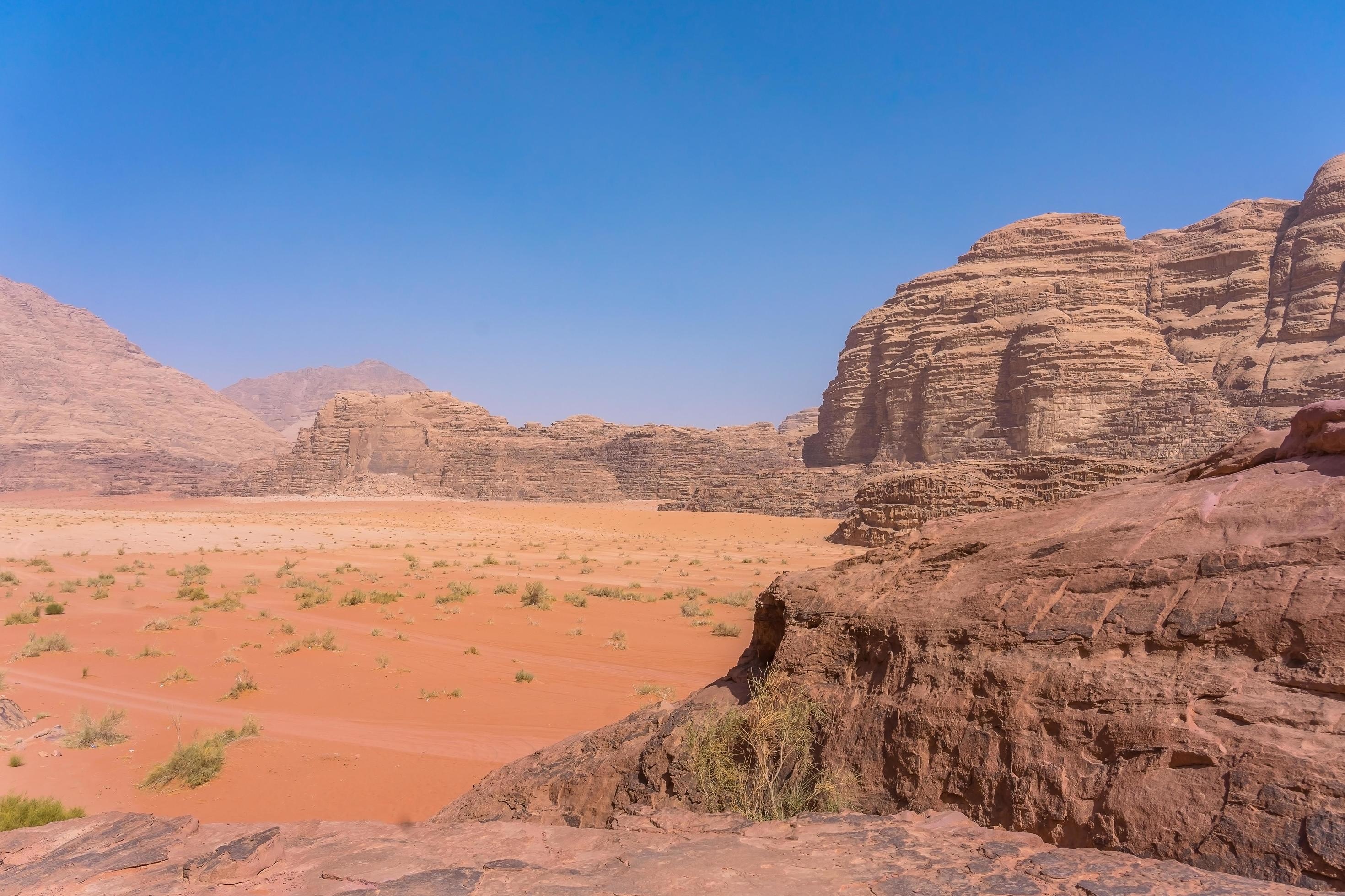 Wadi Rum Village, Red beauty, Wadi Rum desert, Jordan's natural charm, 2940x1960 HD Desktop