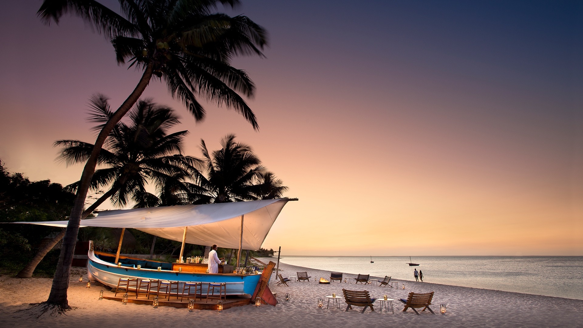 Indian Ocean, Island paradise, Tropical travel destination, Palm trees, 1920x1080 Full HD Desktop