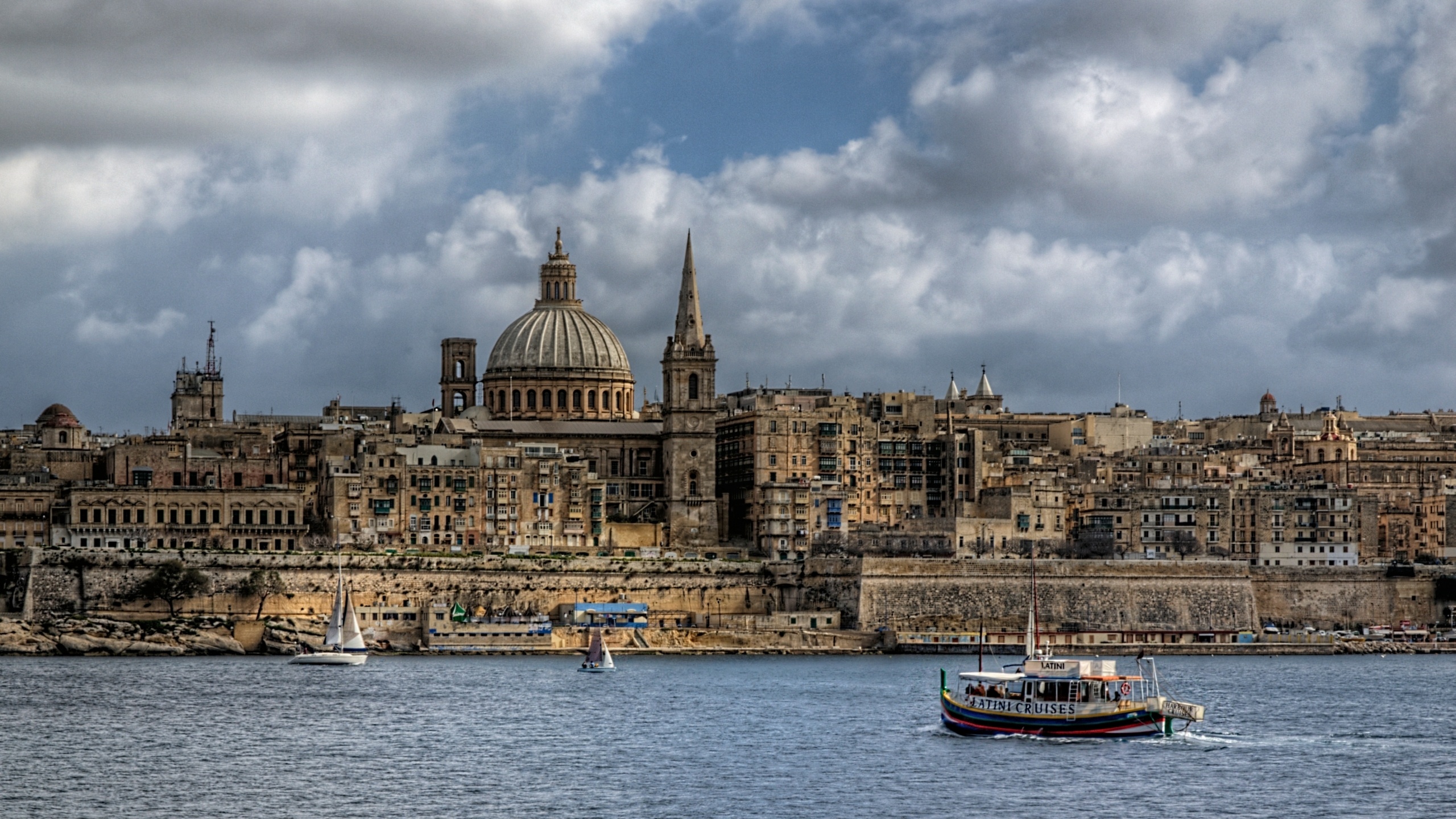 Valletta, HD wallpapers, Backgrounds, Download, 2560x1440 HD Desktop