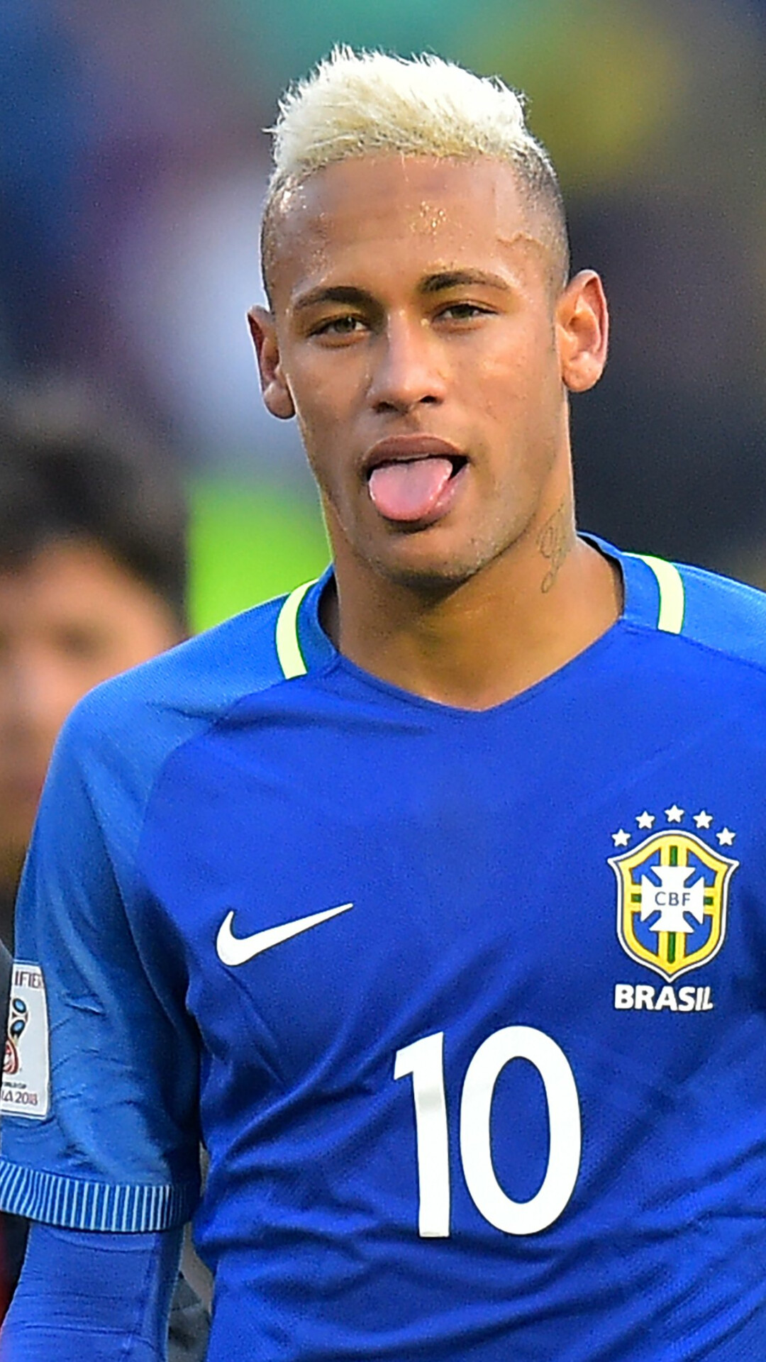 Neymar: The first player in European Cup and Champions League history to score 20 goals for two different clubs. 1080x1920 Full HD Background.