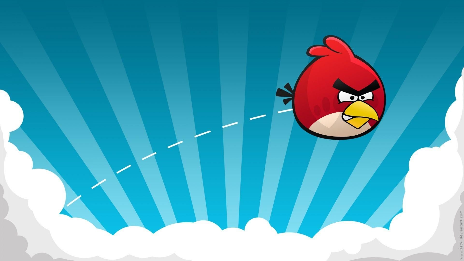 Angry Birds backgrounds, Colorful designs, Diverse characters, Gaming icons, 1920x1080 Full HD Desktop