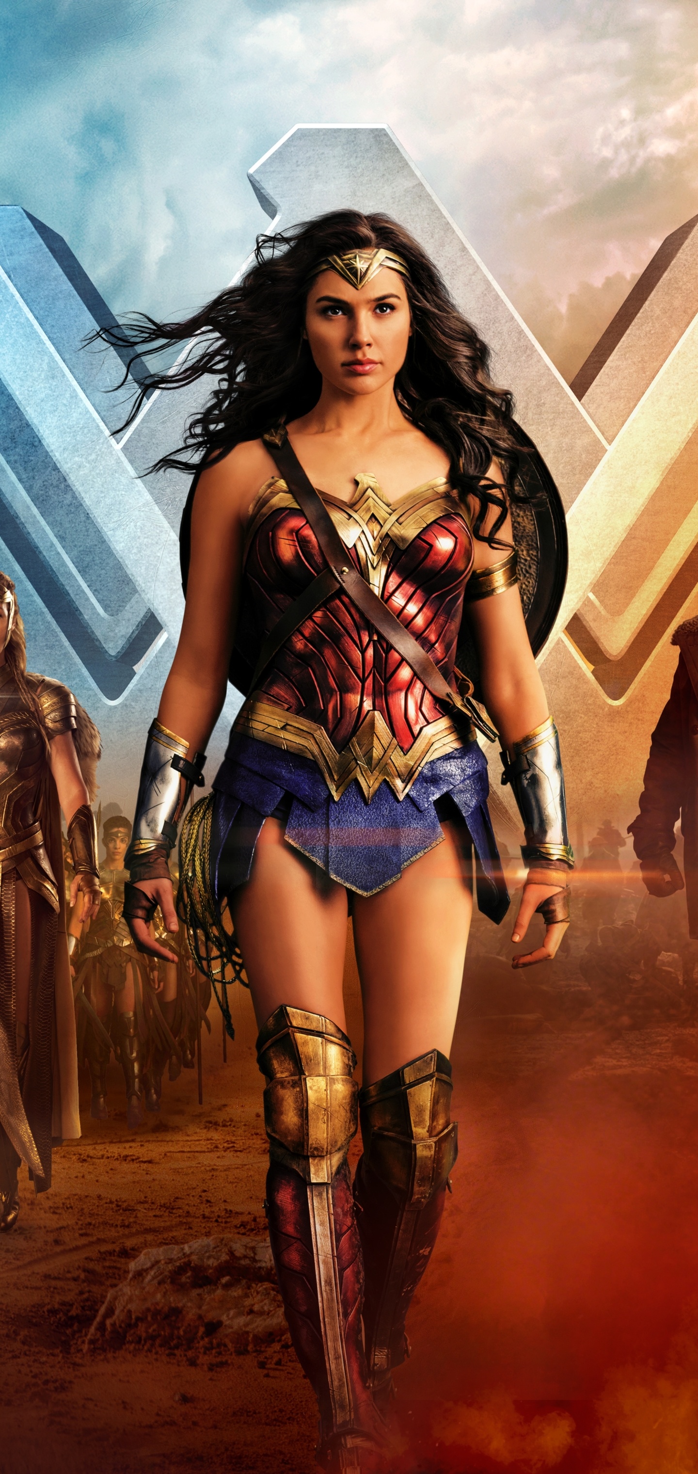 Movie, Wonder Woman, Gal Gadot, Superhero, 1440x3040 HD Phone