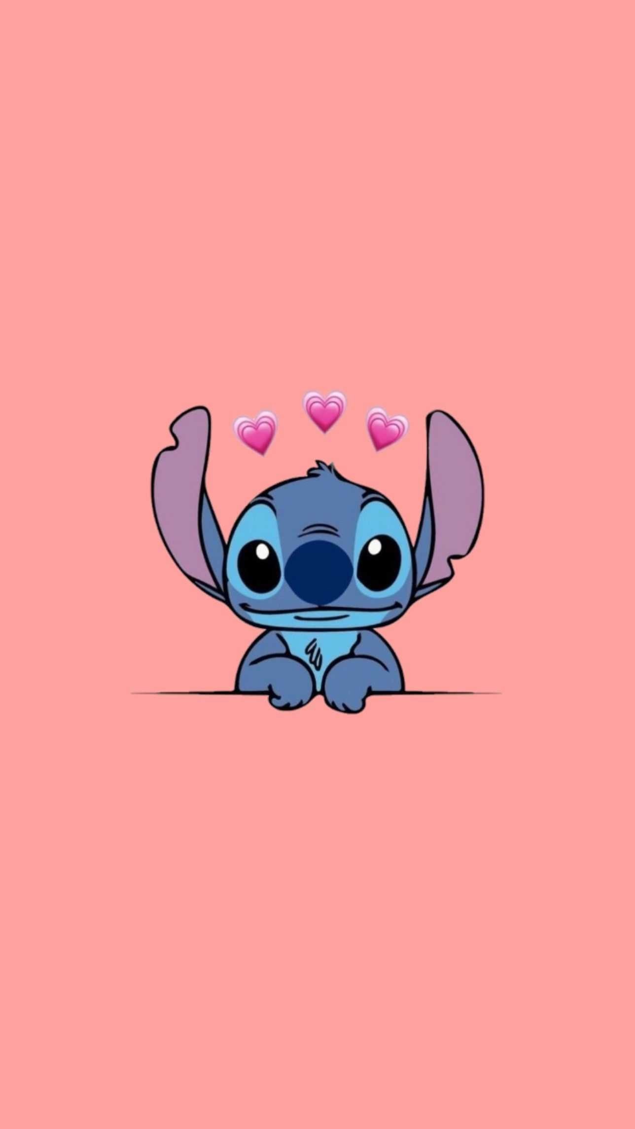 Stitch animation, Cute aesthetic wallpapers, Adorable blue creature, Popular backgrounds, 1290x2290 HD Phone