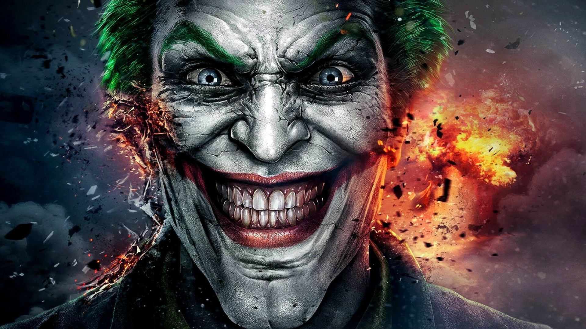 Injustice: God Among Us, Joker Face, Anti-Hero, Video Game. 1920x1080 Full HD Background.