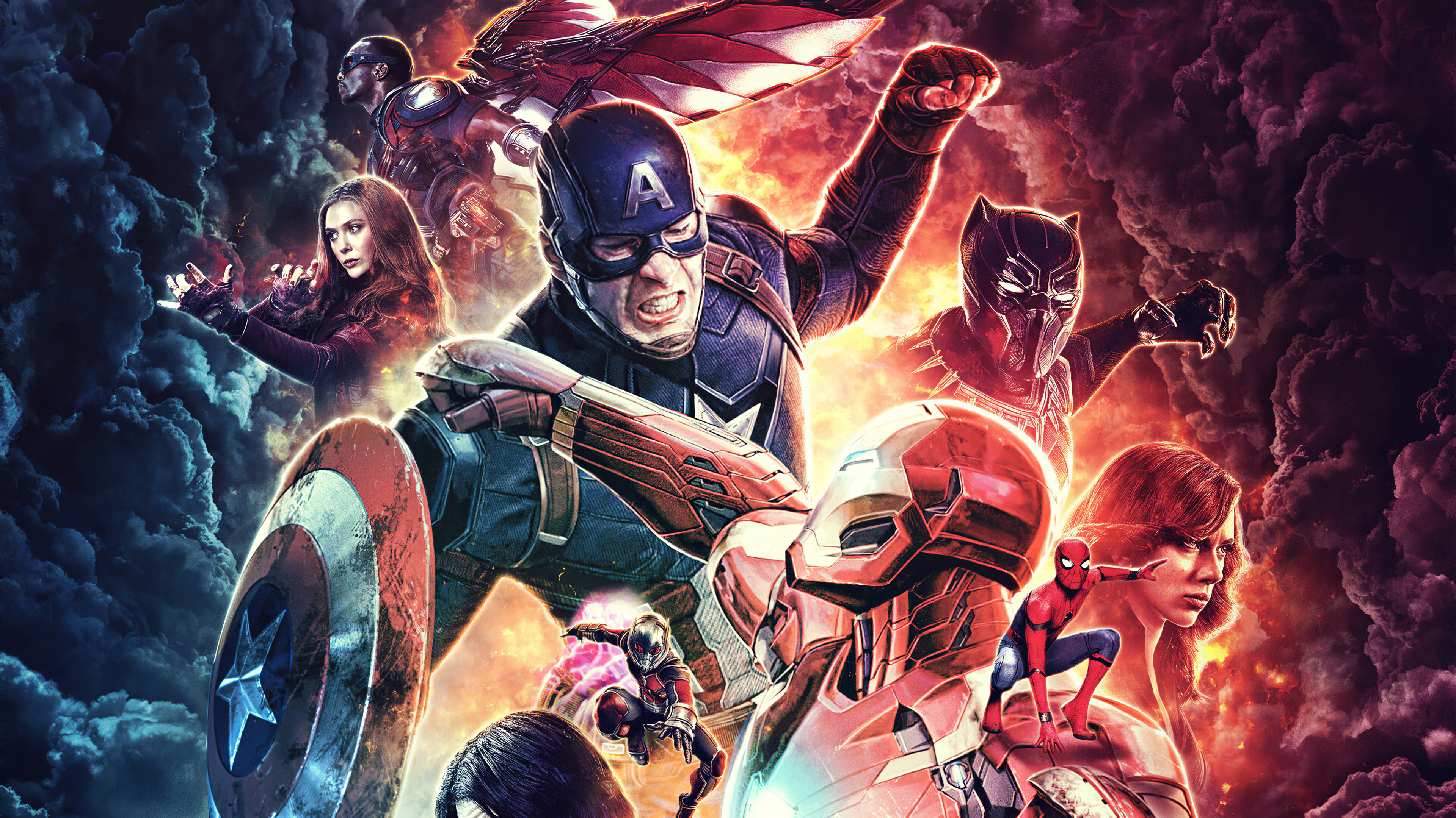 Captain America, Civil War, 4K poster, HD wallpapers, 3840x2160 4K Desktop