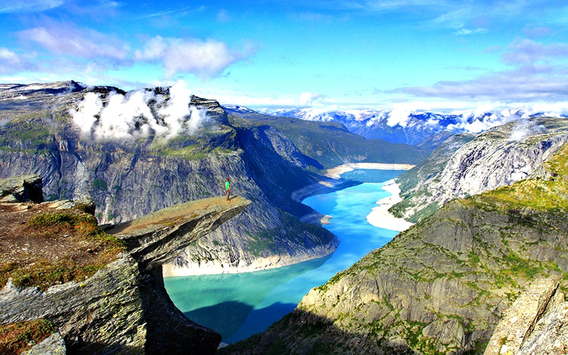 Trolltunga Norway beauty, Stunning wallpapers, Captivating backgrounds, Norwegian wonders, 1920x1200 HD Desktop