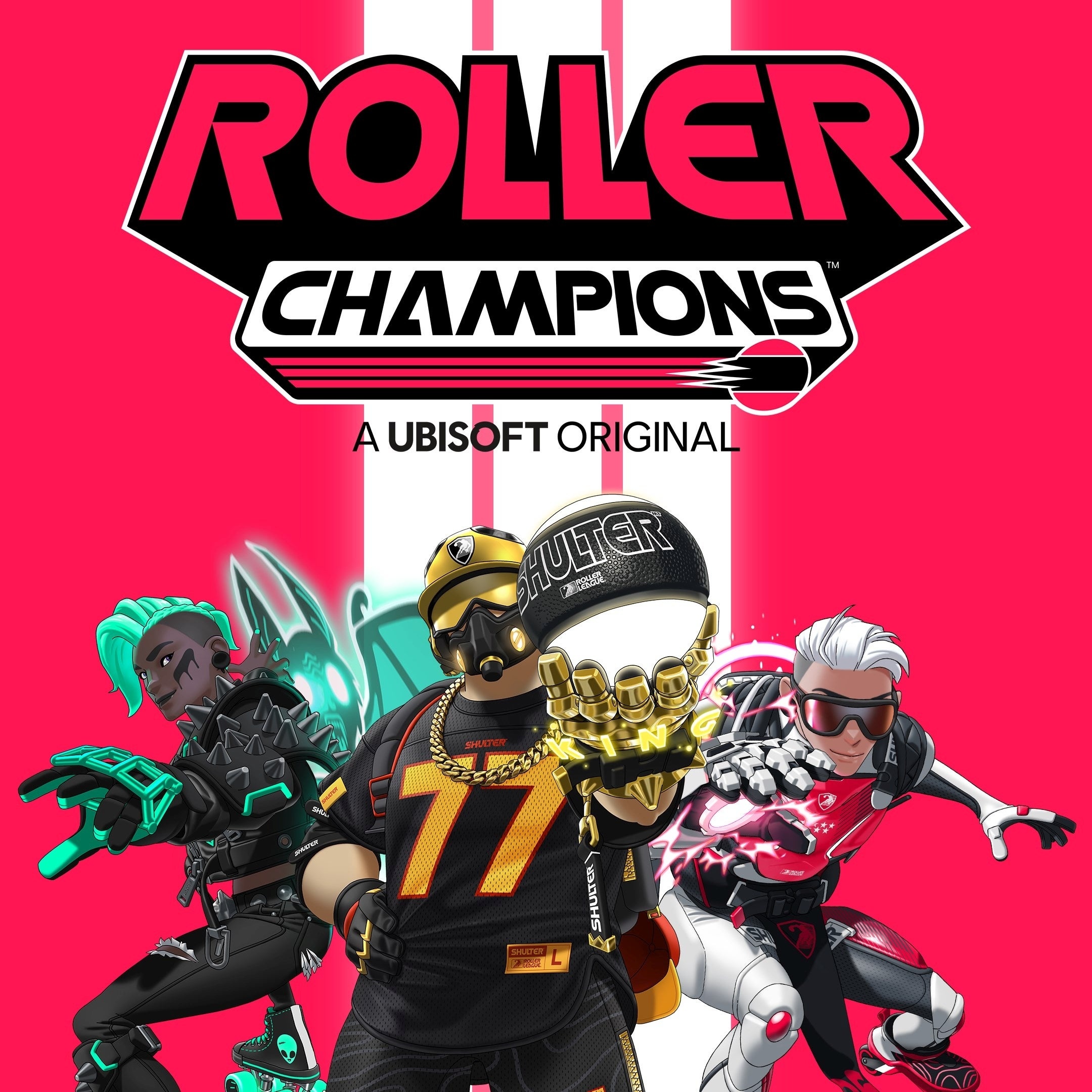 Roller Champions (Game): Ubisoft, Officially announced during their press conference at E3 2019. 2160x2160 HD Background.