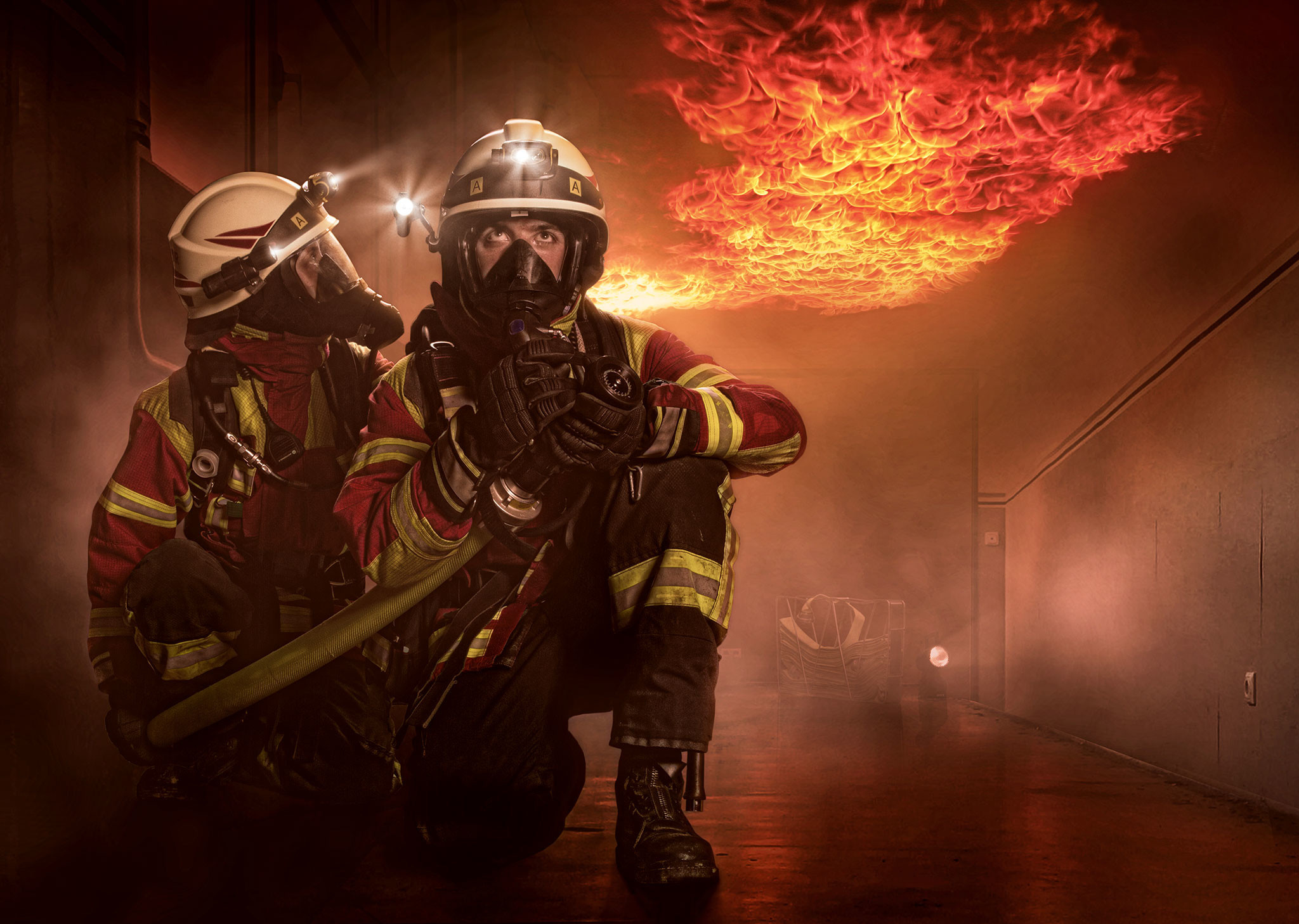 Firefighters wallpaper, True dedication, Courageous service, Heat and smoke, 2050x1460 HD Desktop