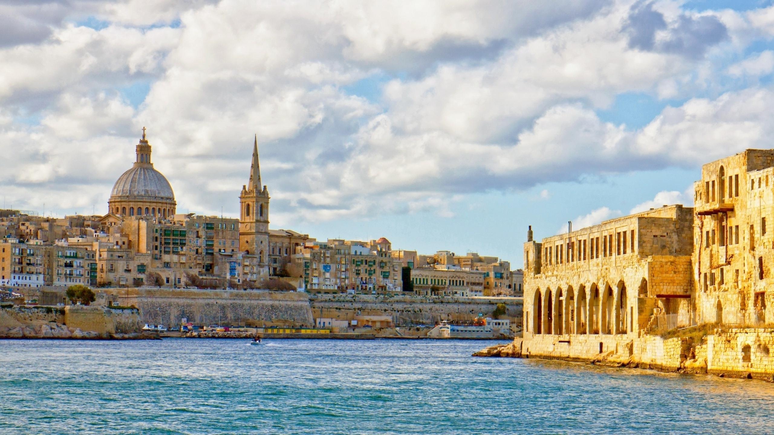 Valletta Malta, Travels, Valletta wallpapers, 2560x1440 HD Desktop
