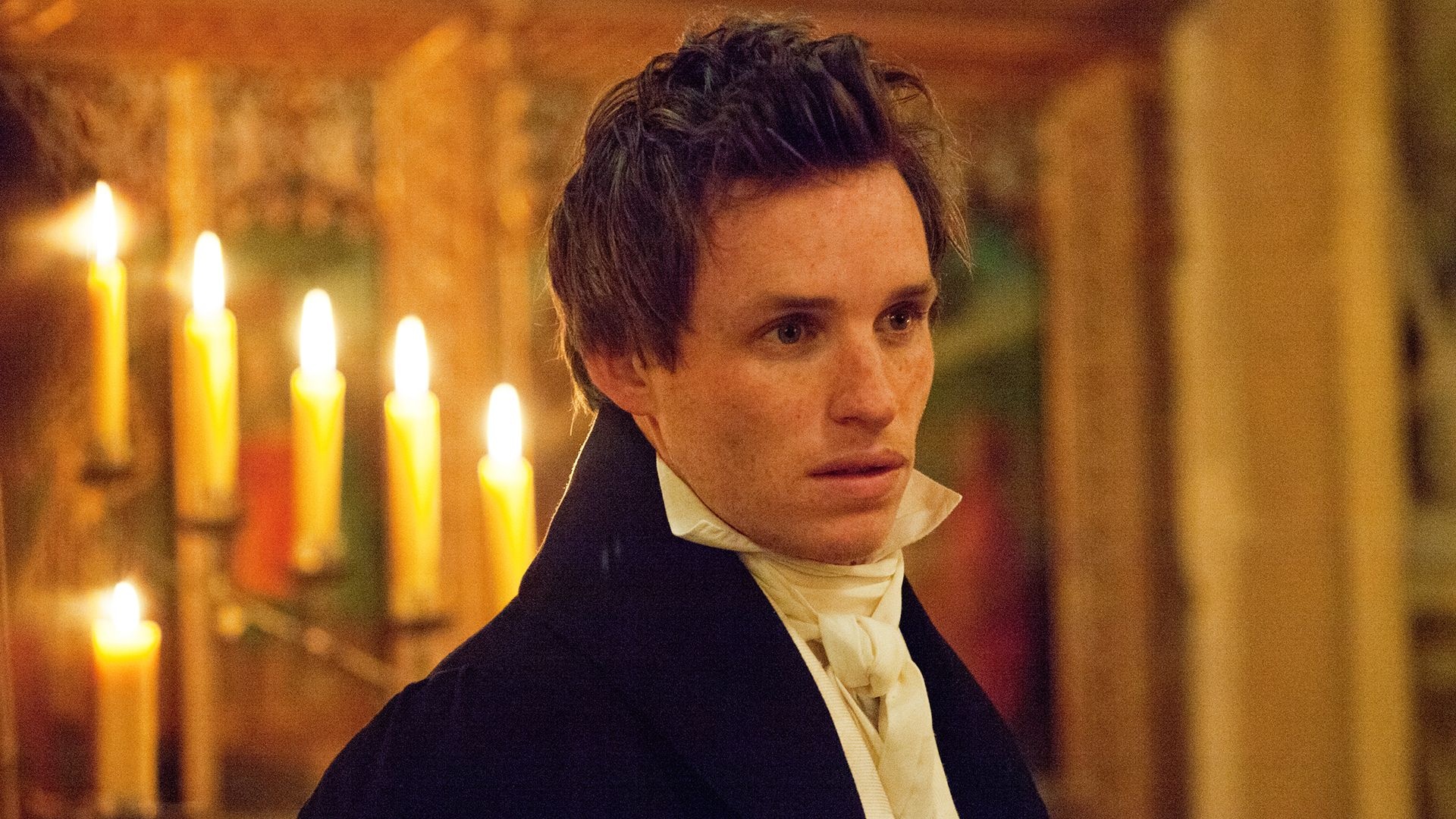 Les Miserables: Eddie Redmayne as Marius Pontmercy, a student revolutionary who falls in love with Cosette. 1920x1080 Full HD Background.