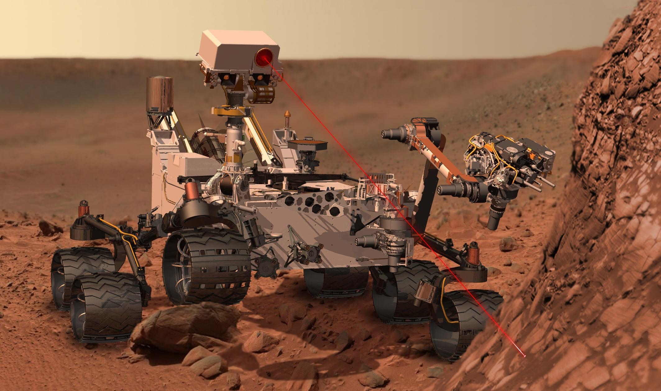 Curiosity rover, Mars arrival, Omniscience, Exploration, 2130x1260 HD Desktop