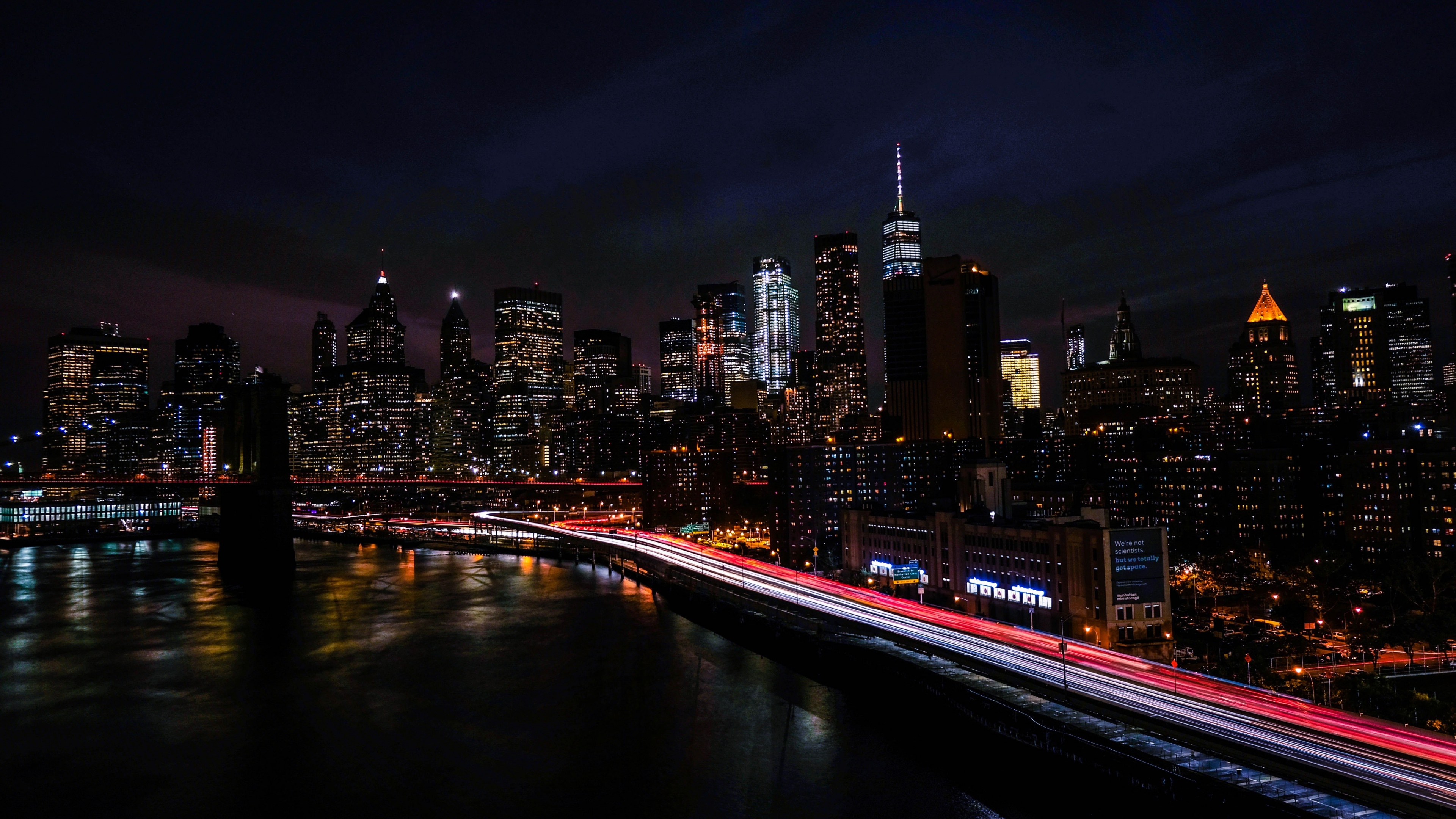 New York, Night, Travels, Cityscape, 3840x2160 4K Desktop